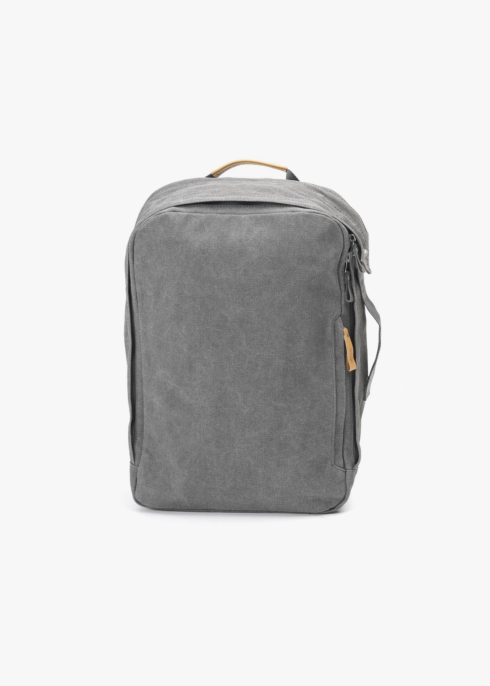 Backpack Organic Washed Grey QWSTION