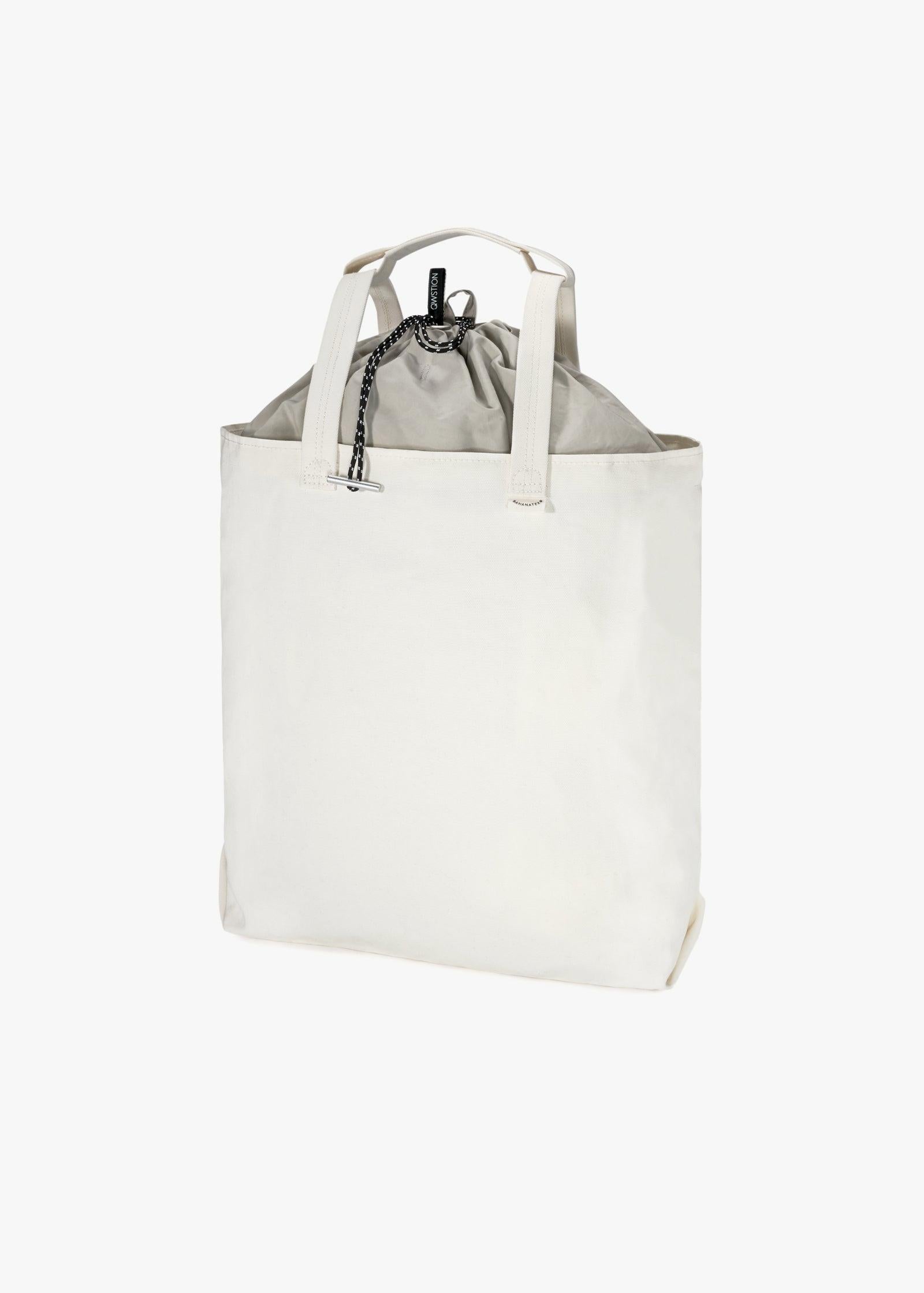 Bananatex Tote Bag Large – Natural White / Desert Hawk - QWSTION