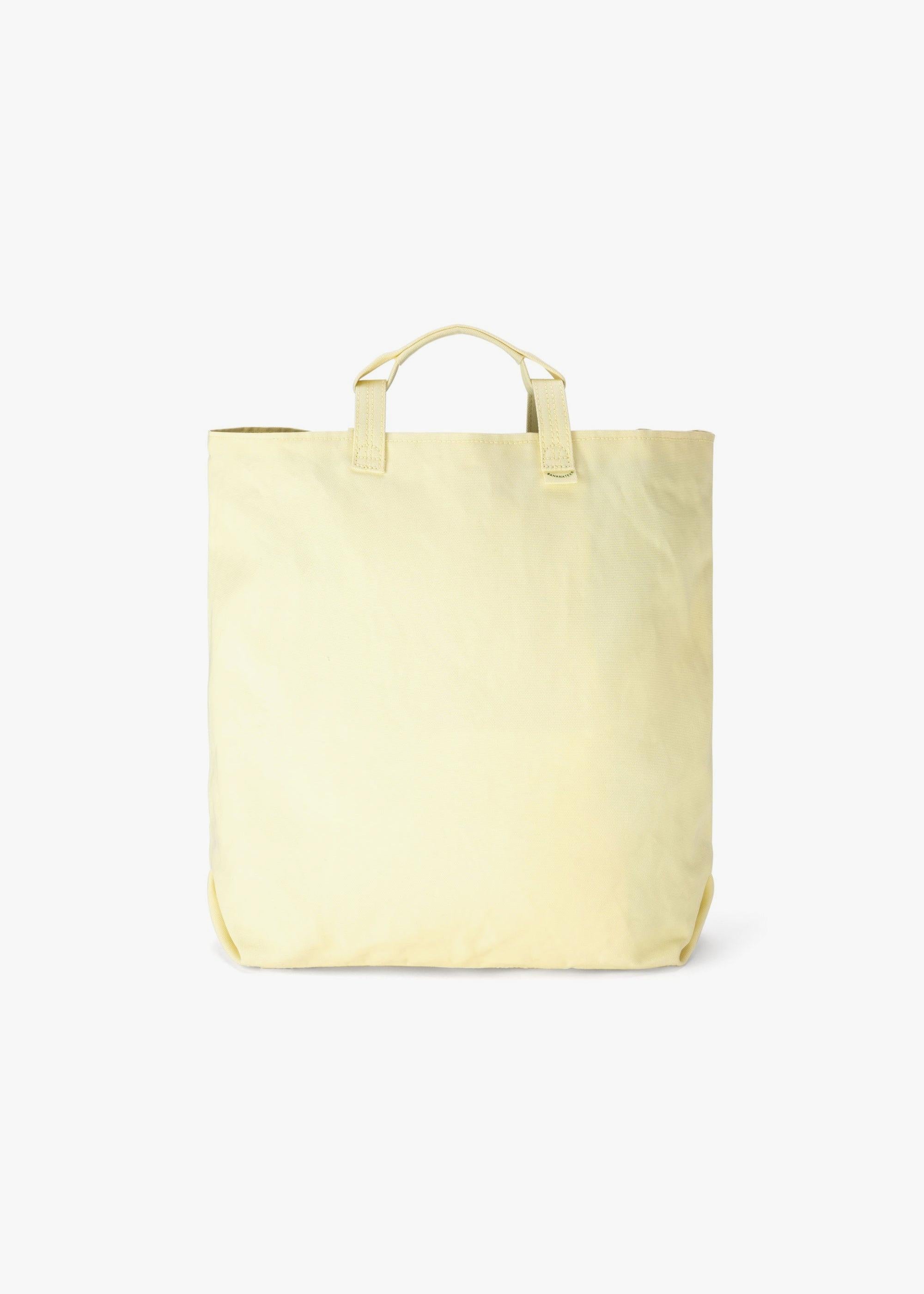 Bananatex Tote Bag Large – Pale Yellow / Raven - QWSTION