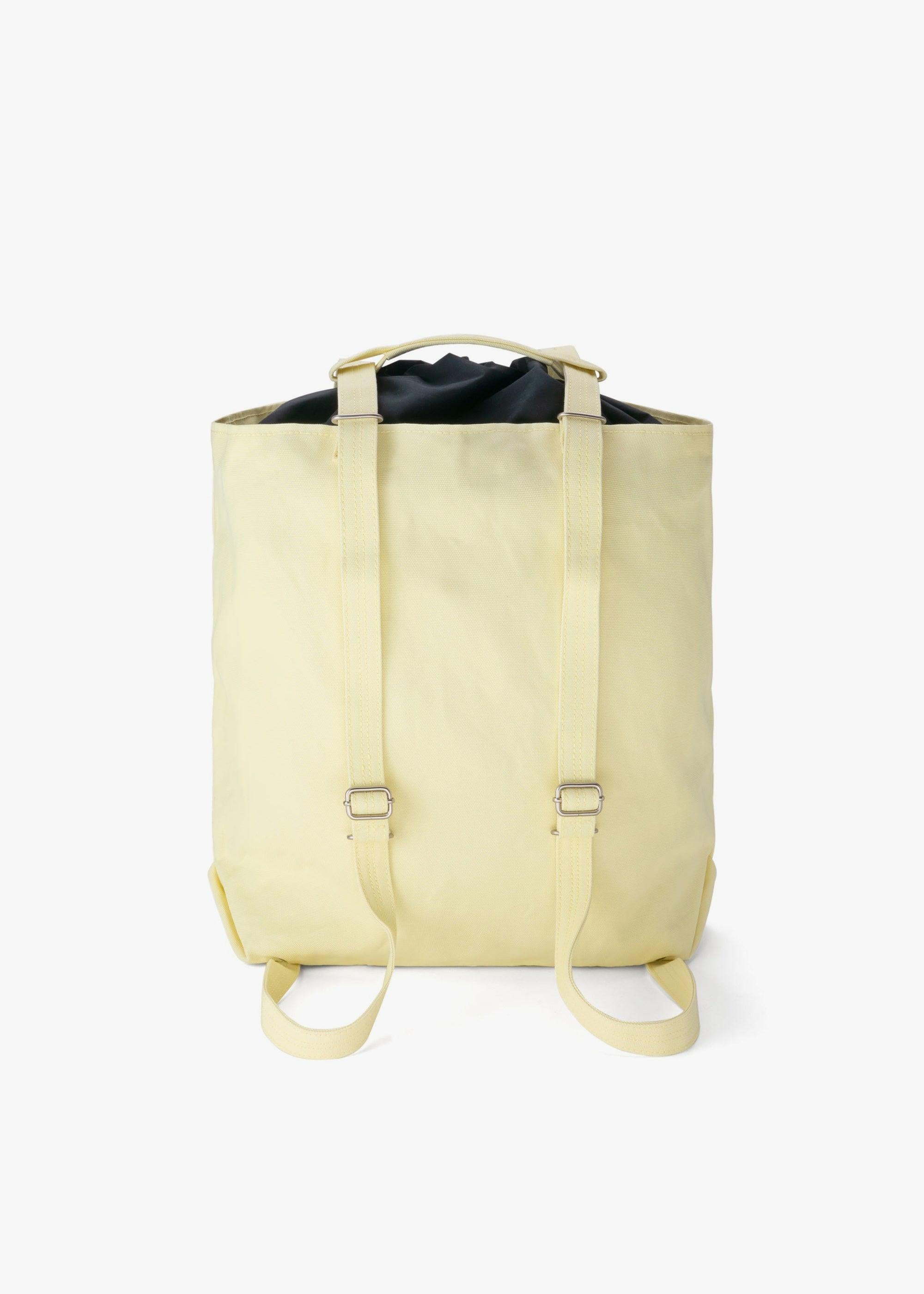 Bananatex Tote Bag Large – Pale Yellow / Raven - QWSTION