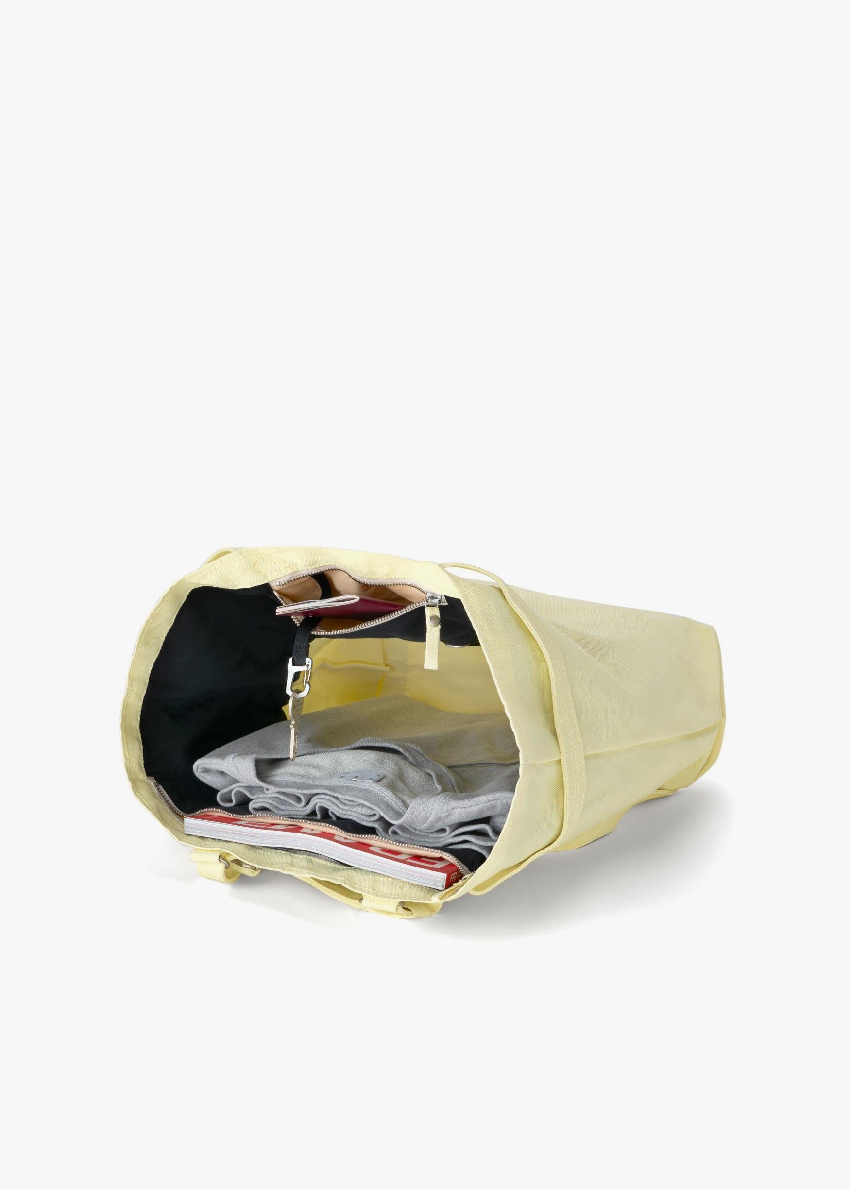 Bananatex Tote Bag Large – Pale Yellow / Raven - QWSTION