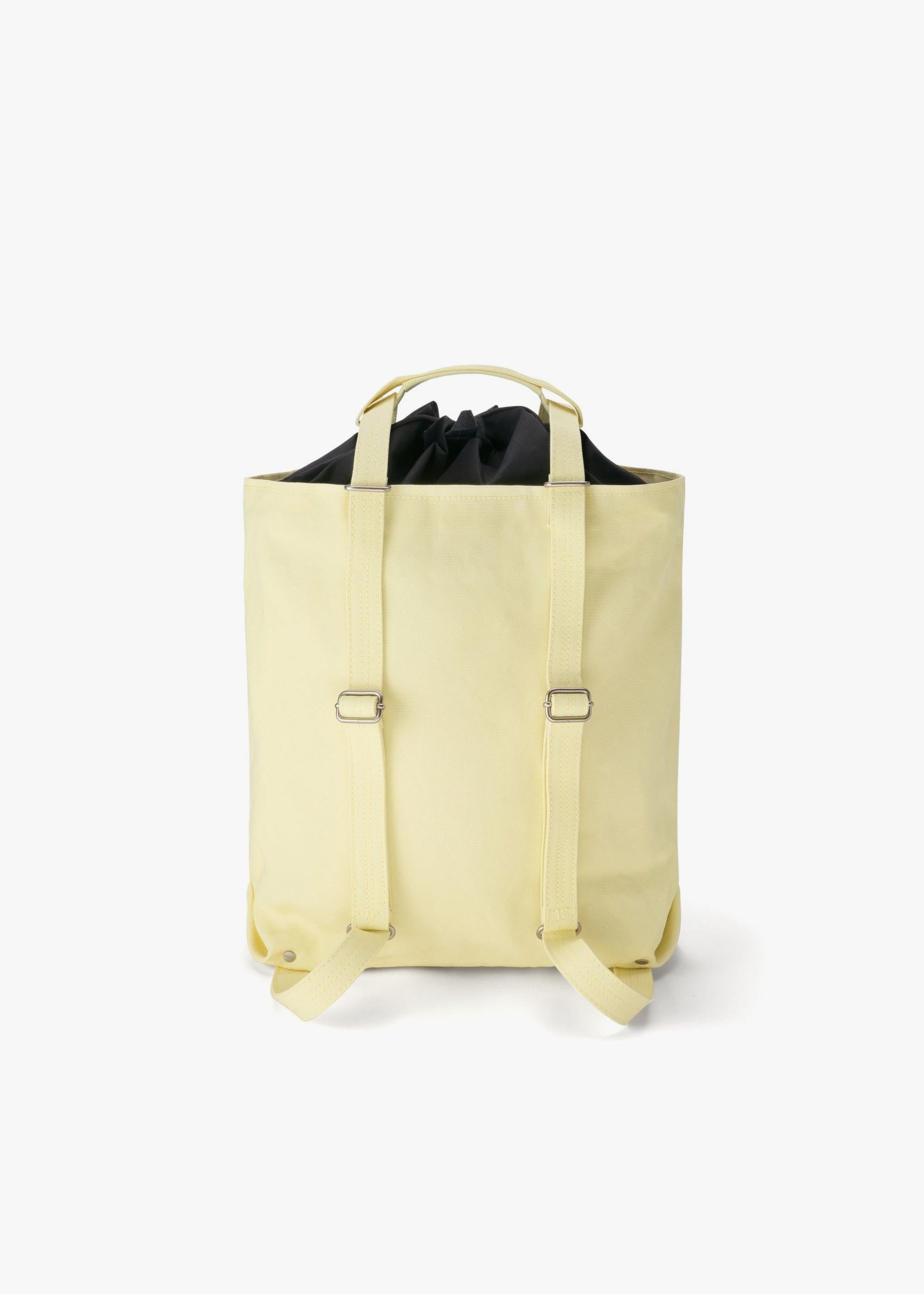 Bananatex Tote Bag Medium – Pale Yellow / Raven - QWSTION