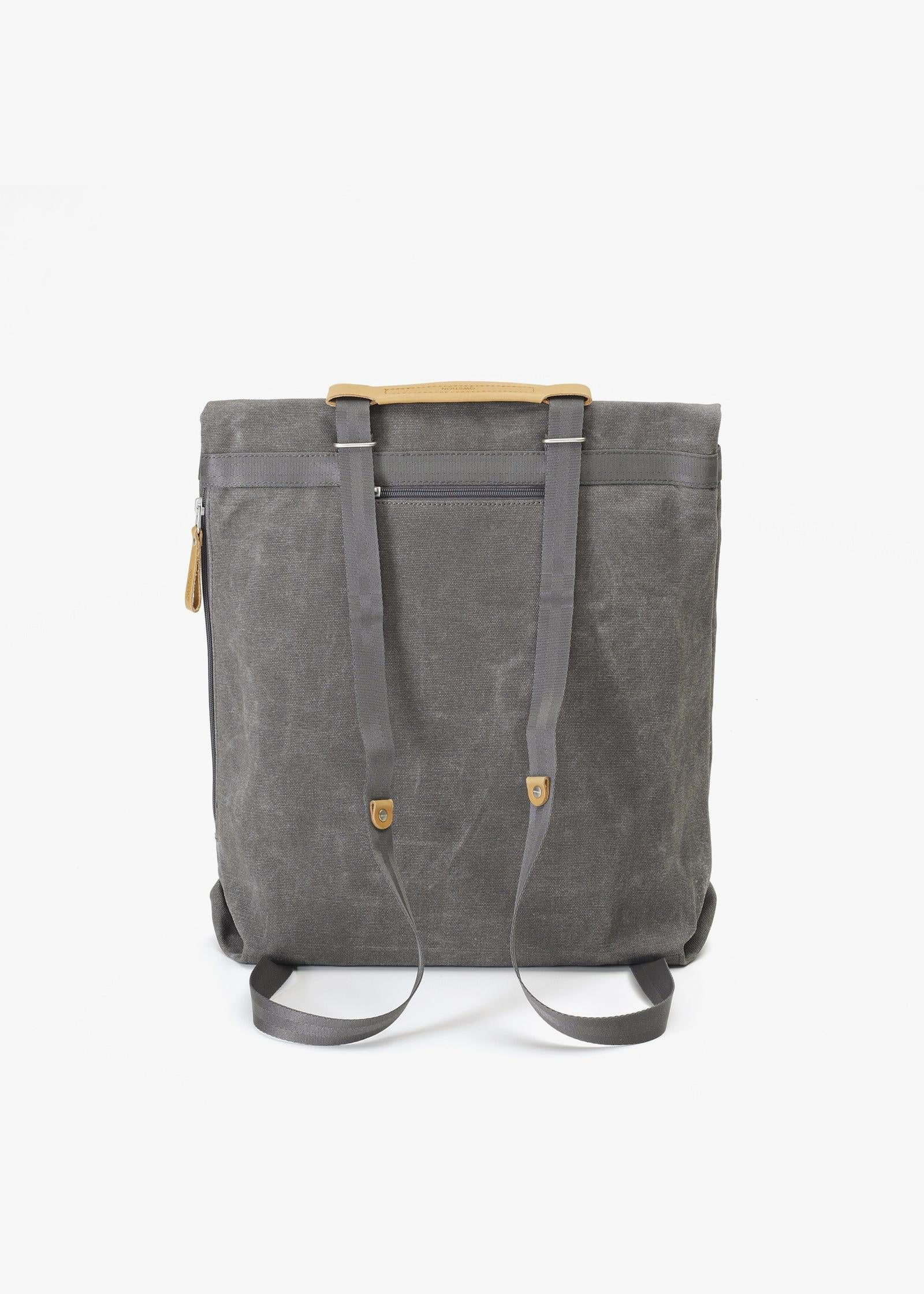 Day Tote – Organic Washed Grey - QWSTION