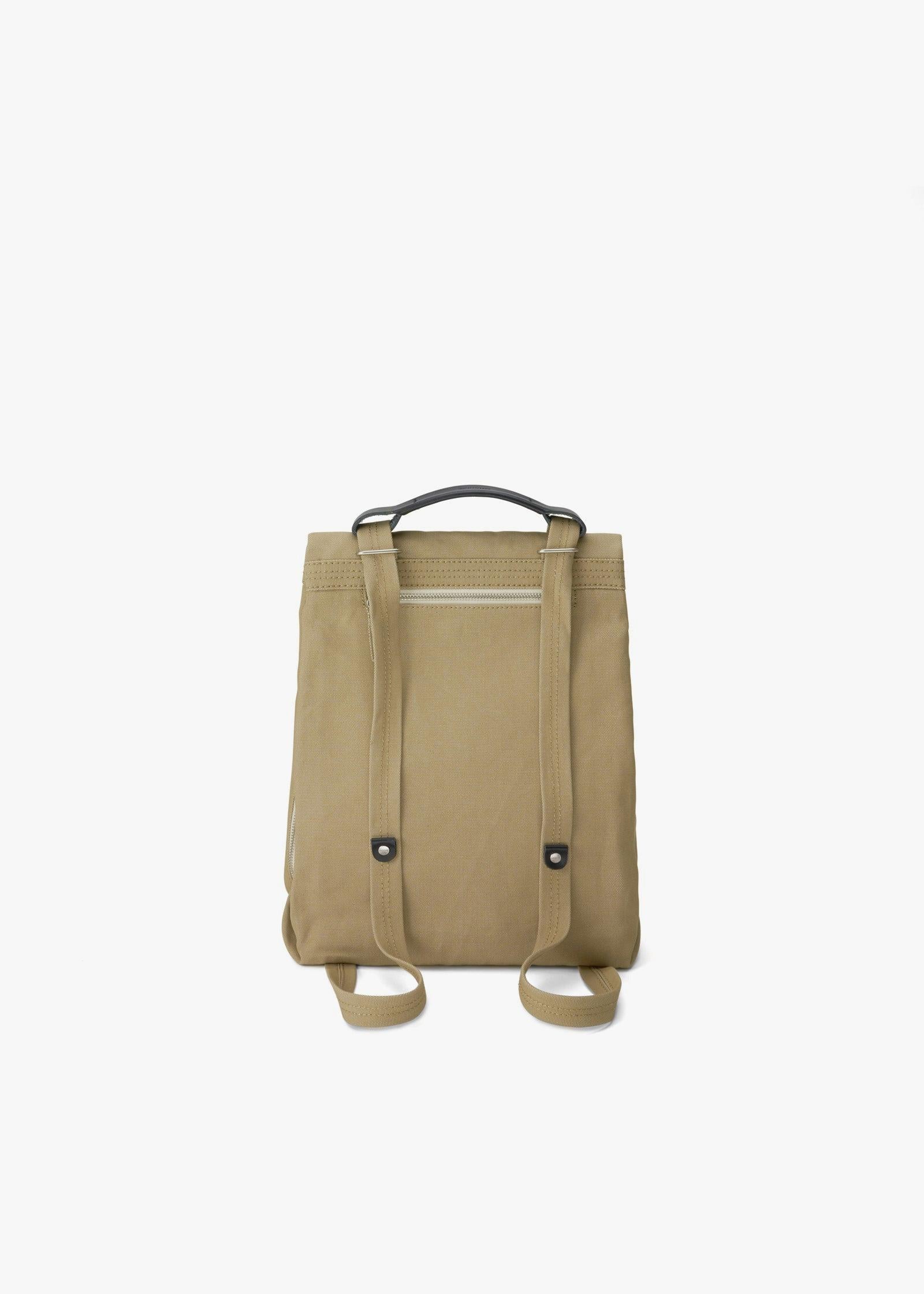 Flap Tote Small – Sand - QWSTION