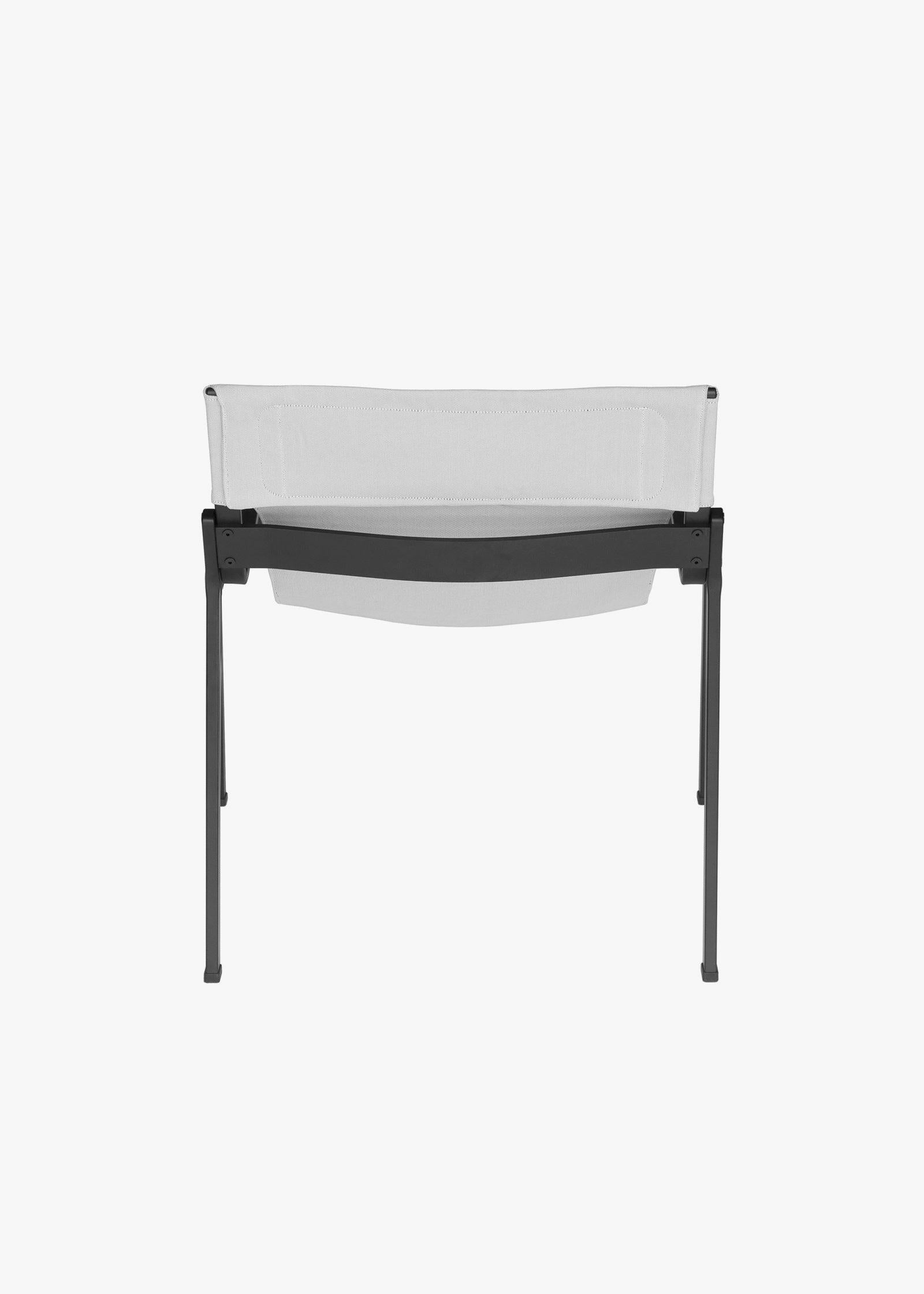 Ensō Lounge Chair – Anodized black aluminum / Gravel Bananatex - QWSTION
