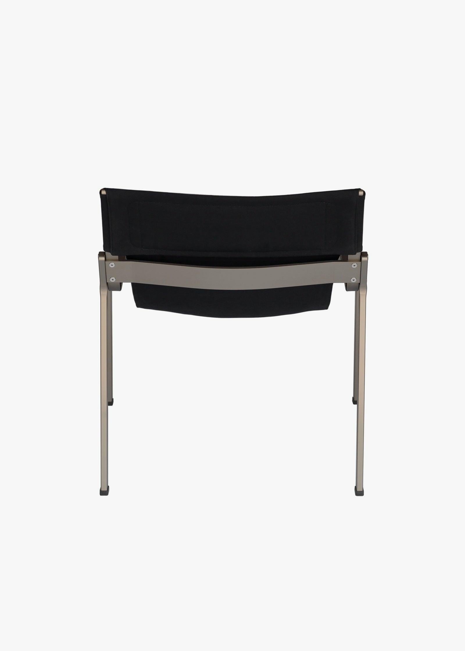 Ensō Lounge Chair – Anodized bronze aluminum / Black Bananatex