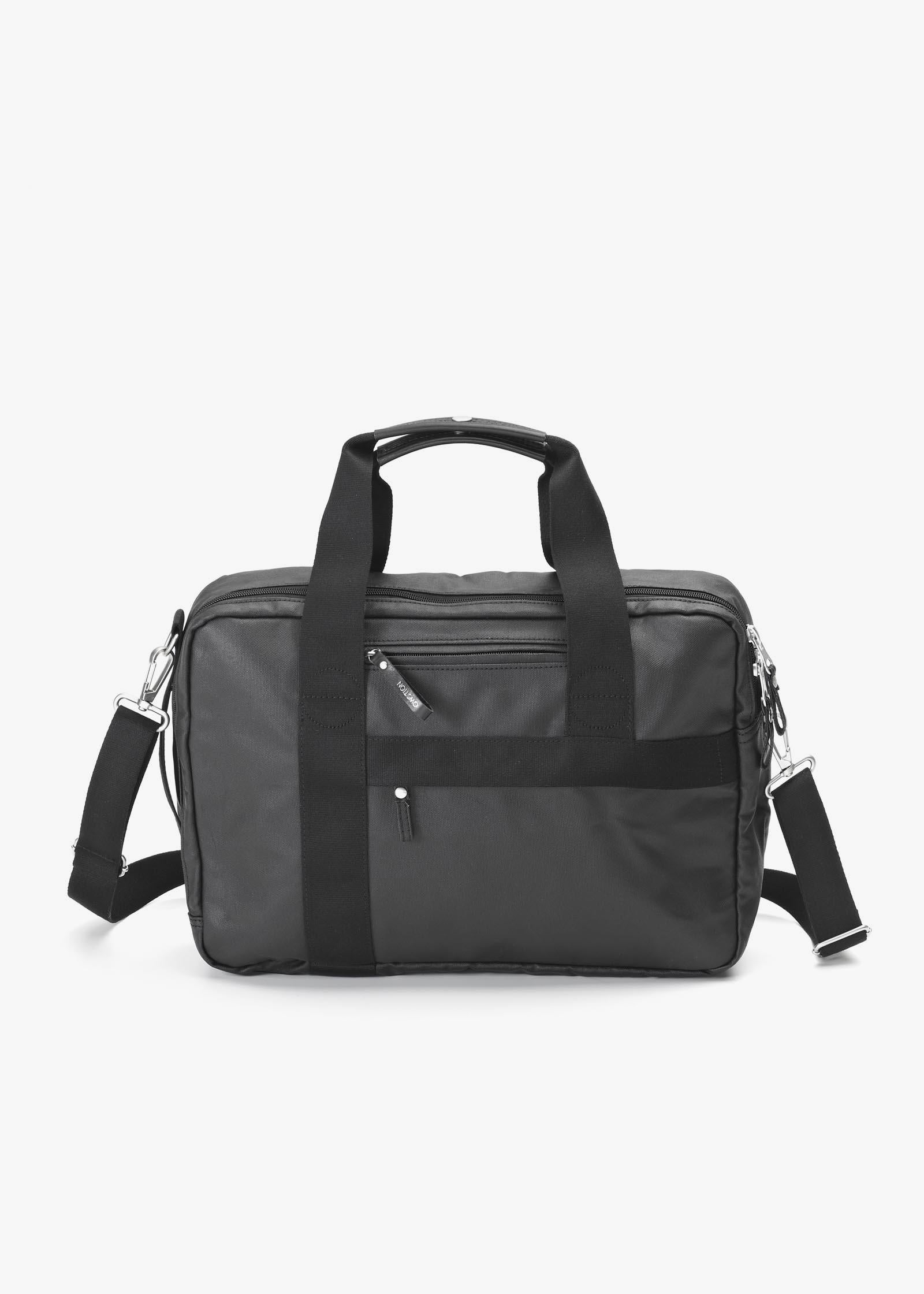 QWSTION Handbag Office Bag OFFOJBV5 Organic Jet Black