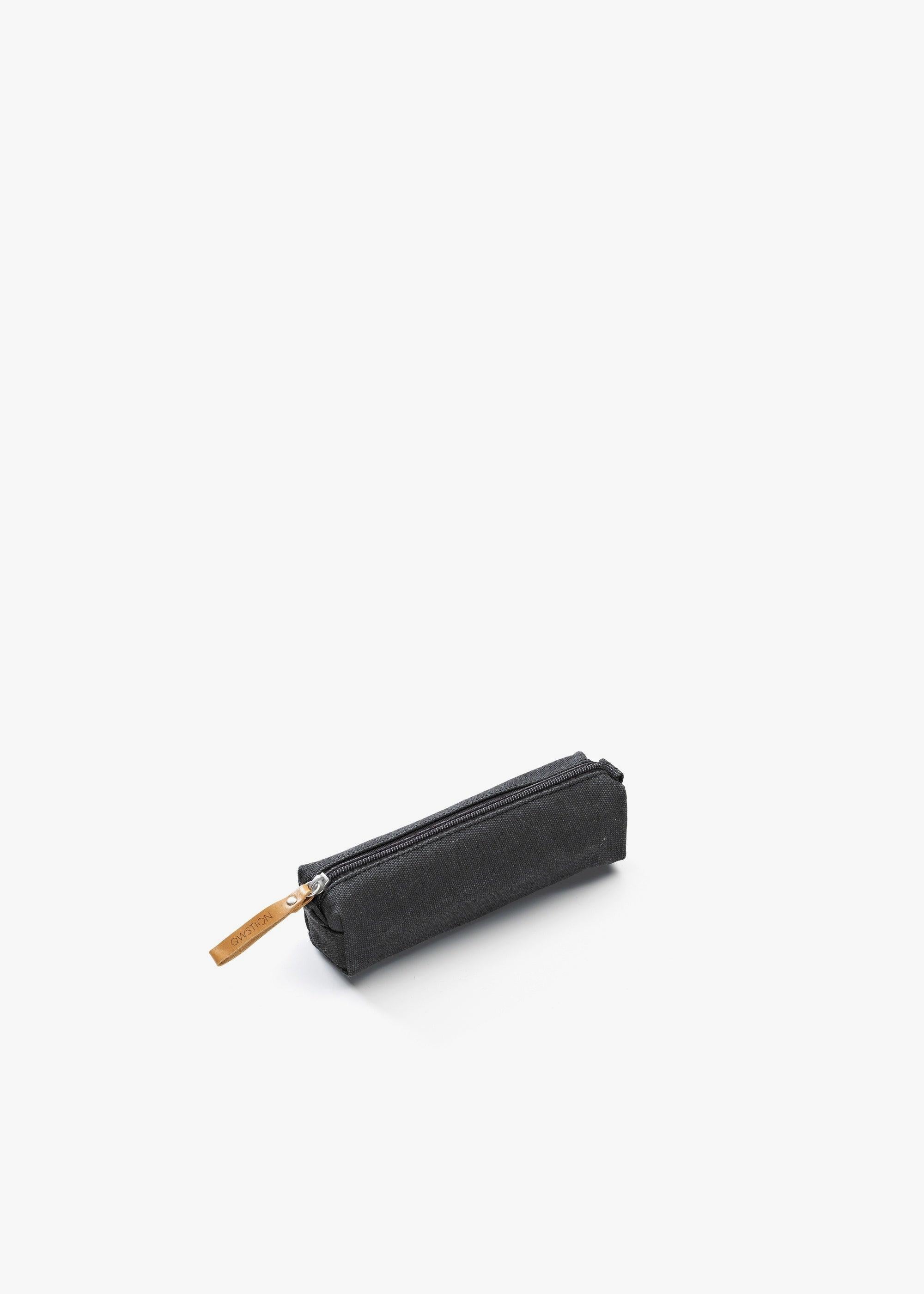 Pencil Pouch – Organic Washed Black - QWSTION