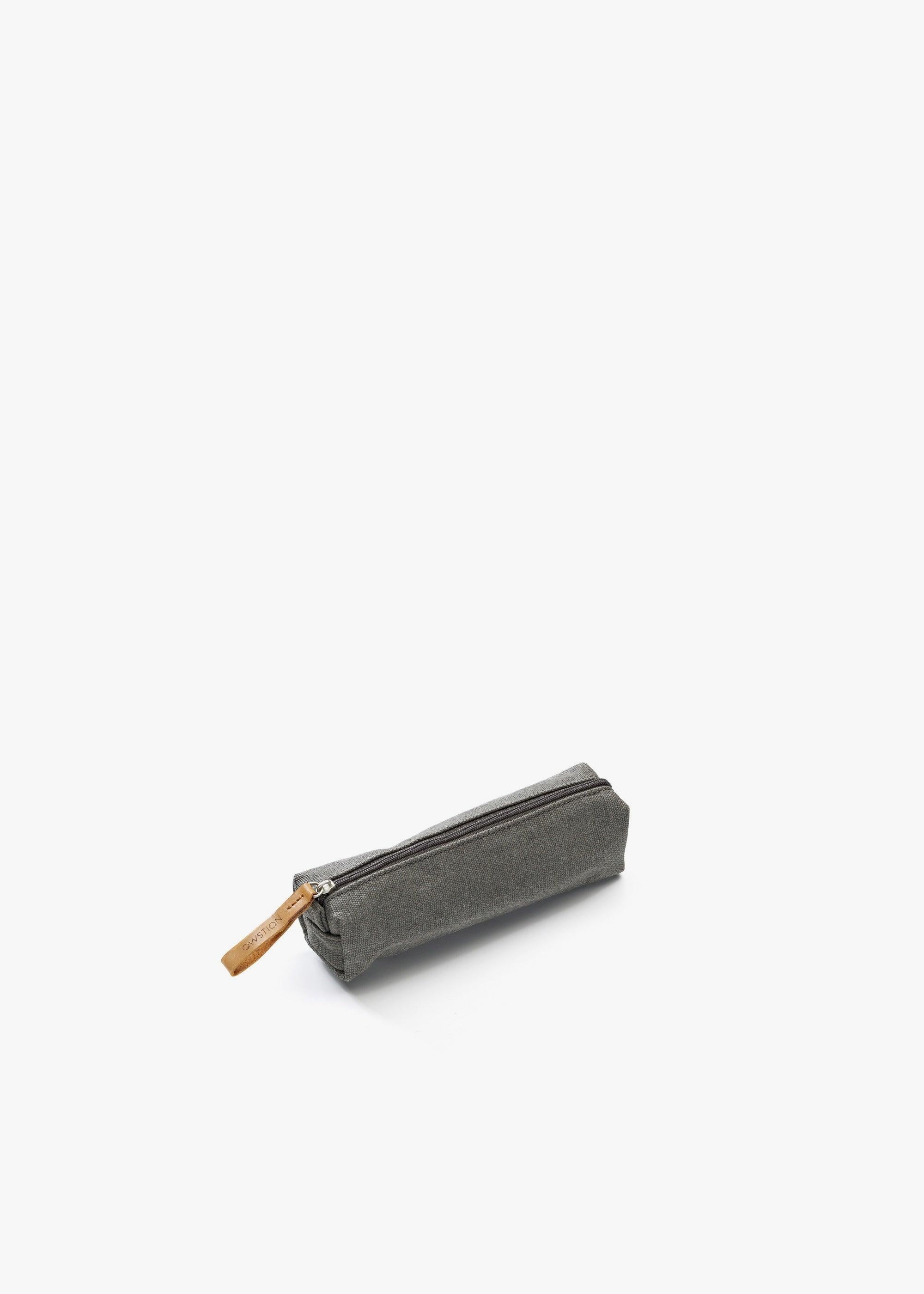 Pencil Pouch – Organic Washed Grey - QWSTION
