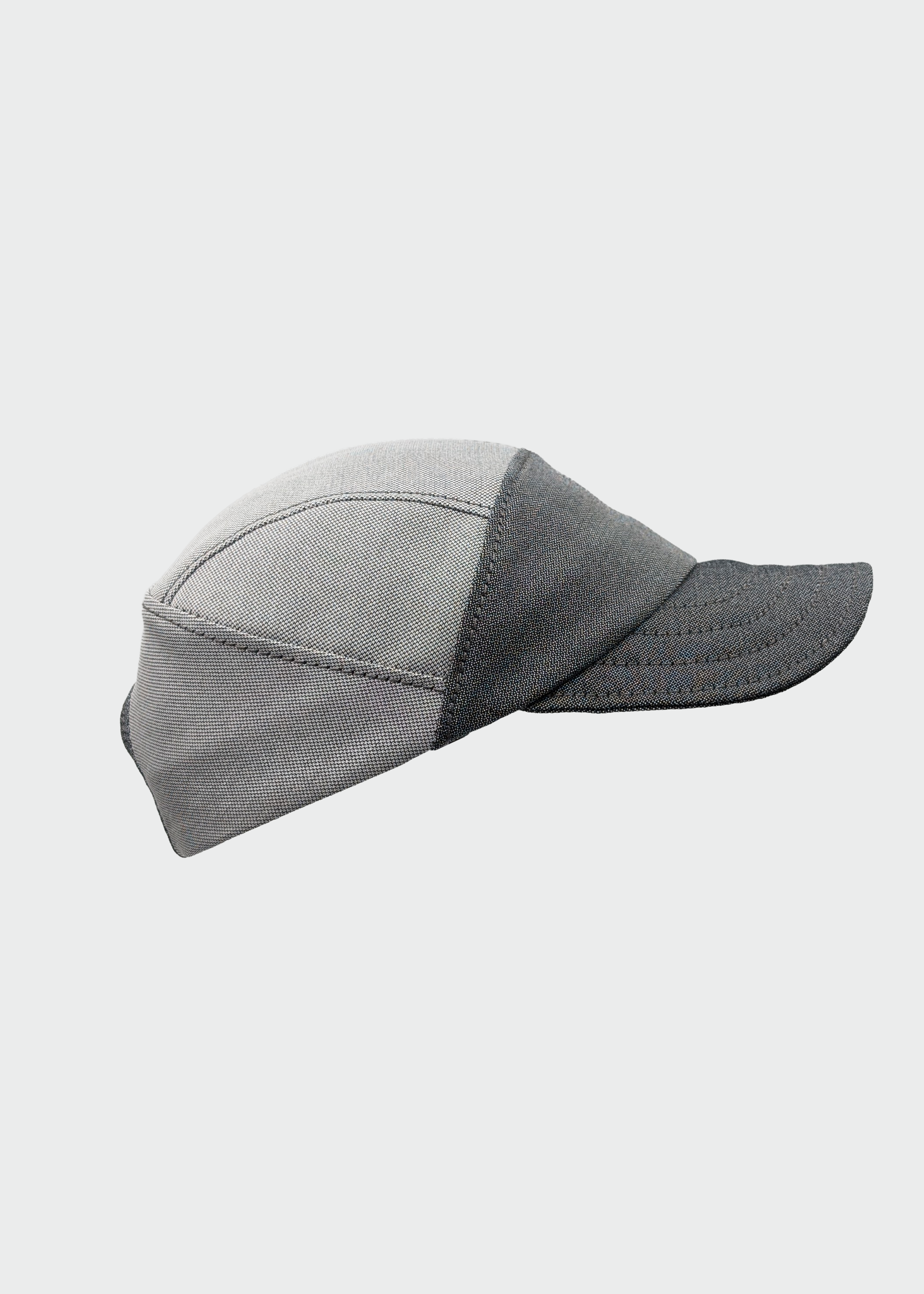 QWSTION + Akla Cap No 14 (UNIQUE PIECE) Light Grey/Dark Grey onesize