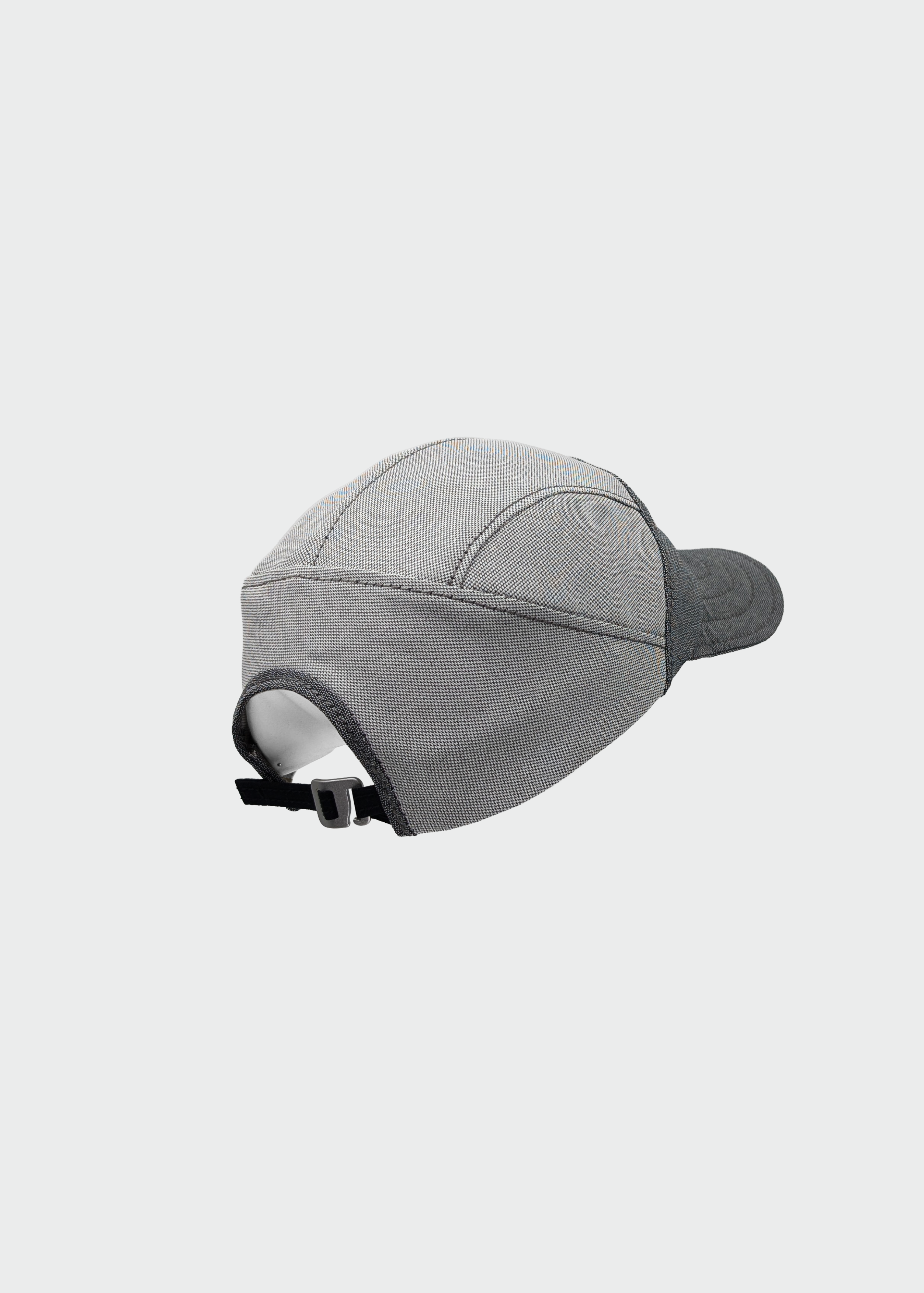 QWSTION + Akla Cap No 14 (UNIQUE PIECE) Light Grey/Dark Grey onesize
