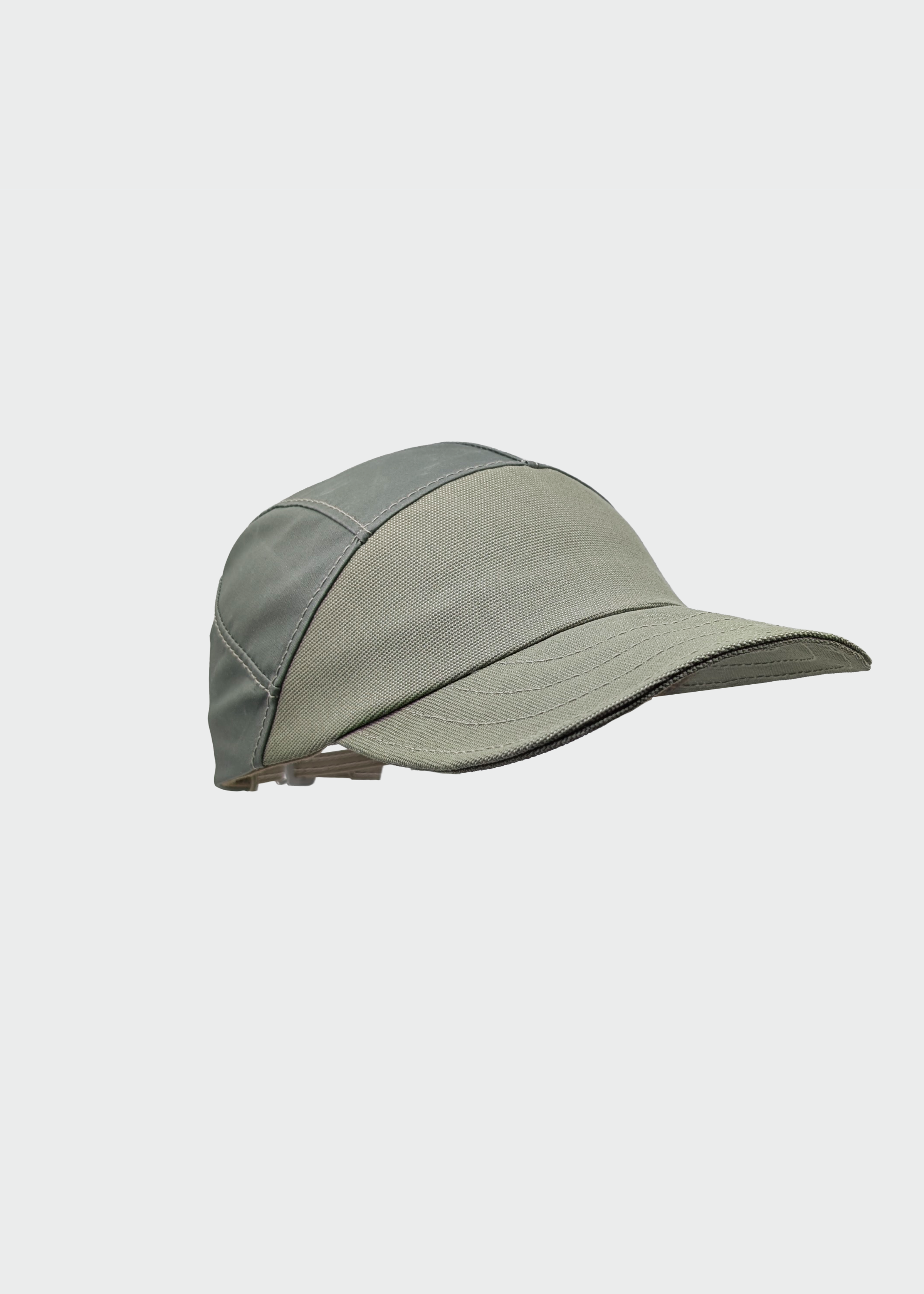 QWSTION + Akla Cap No 20 (UNIQUE PIECE) Sage/Waxed Agave onesize
