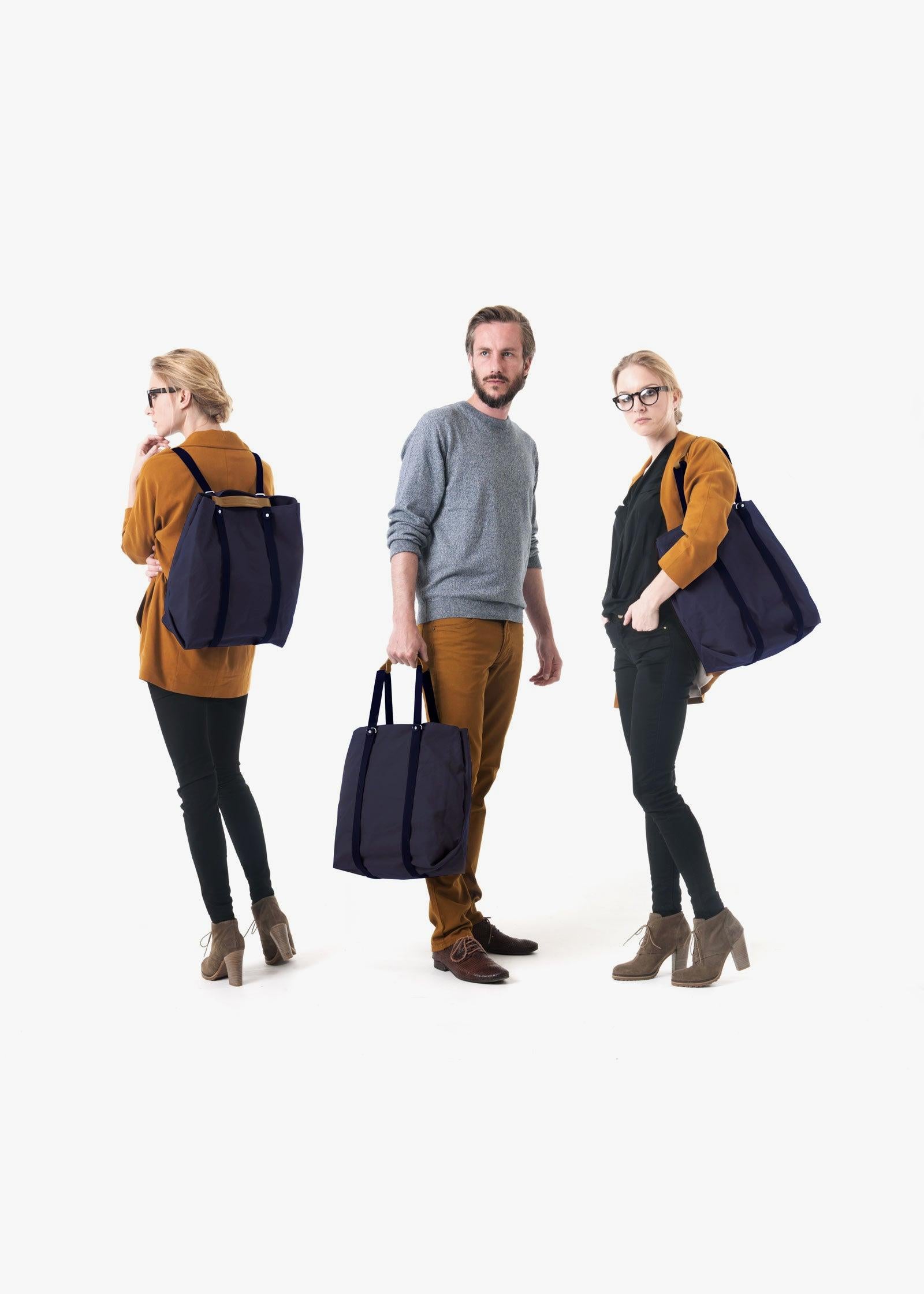 Shopper – Organic Navy - QWSTION