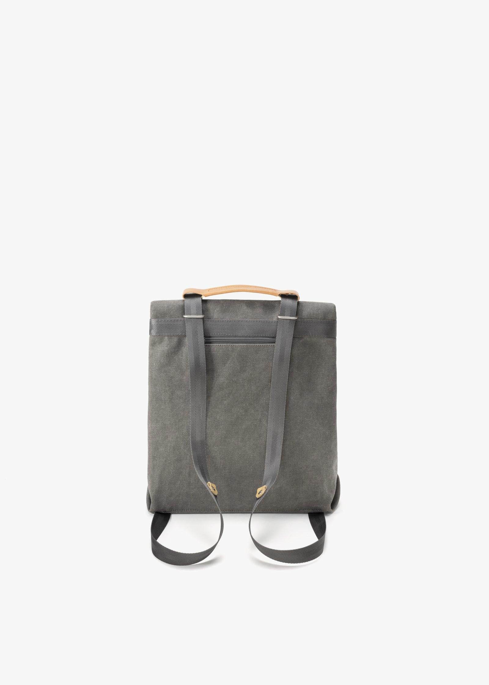 Small Tote – Organic Washed Grey - QWSTION