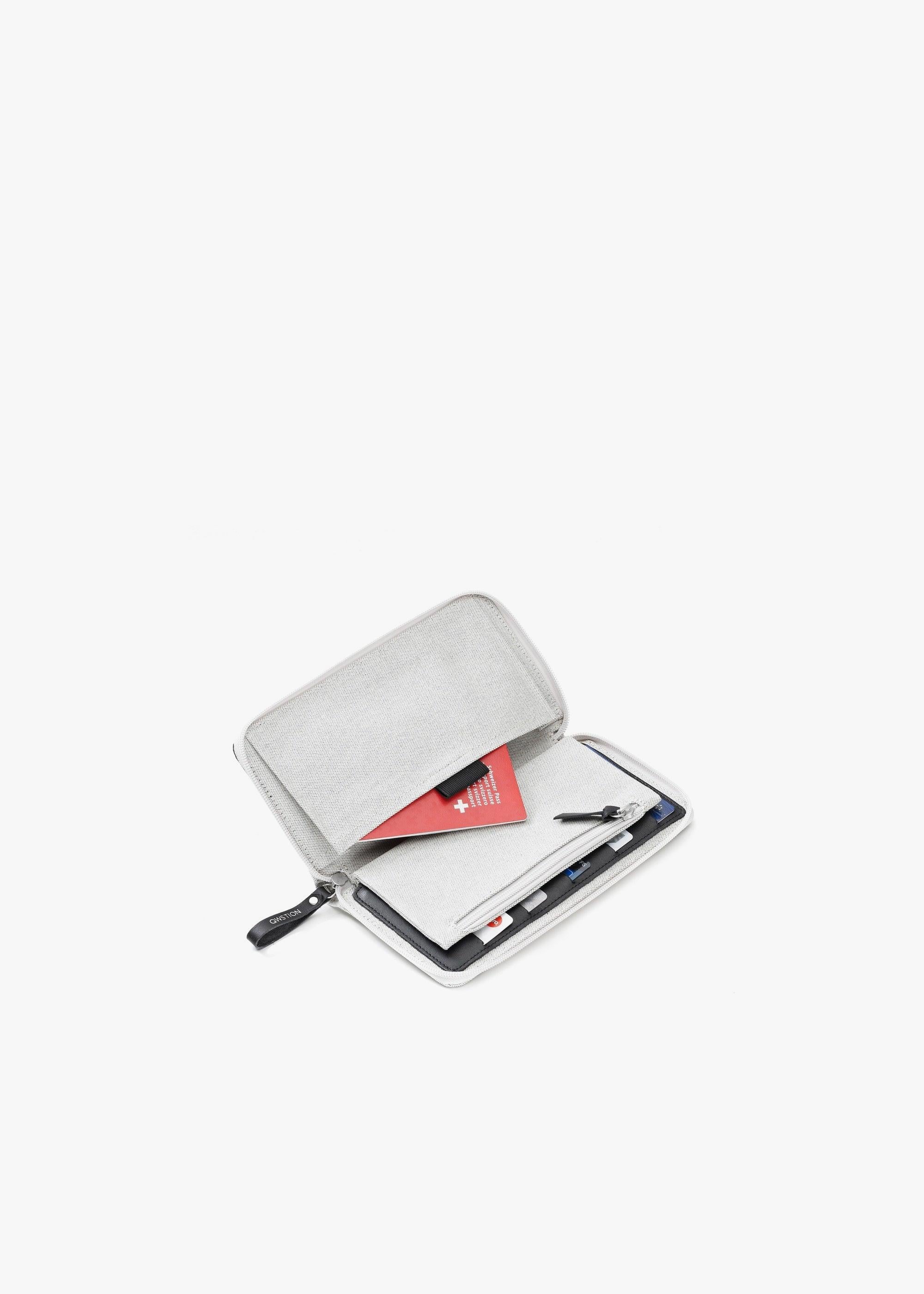 Travel Wallet – Organic Raw Duotone - QWSTION