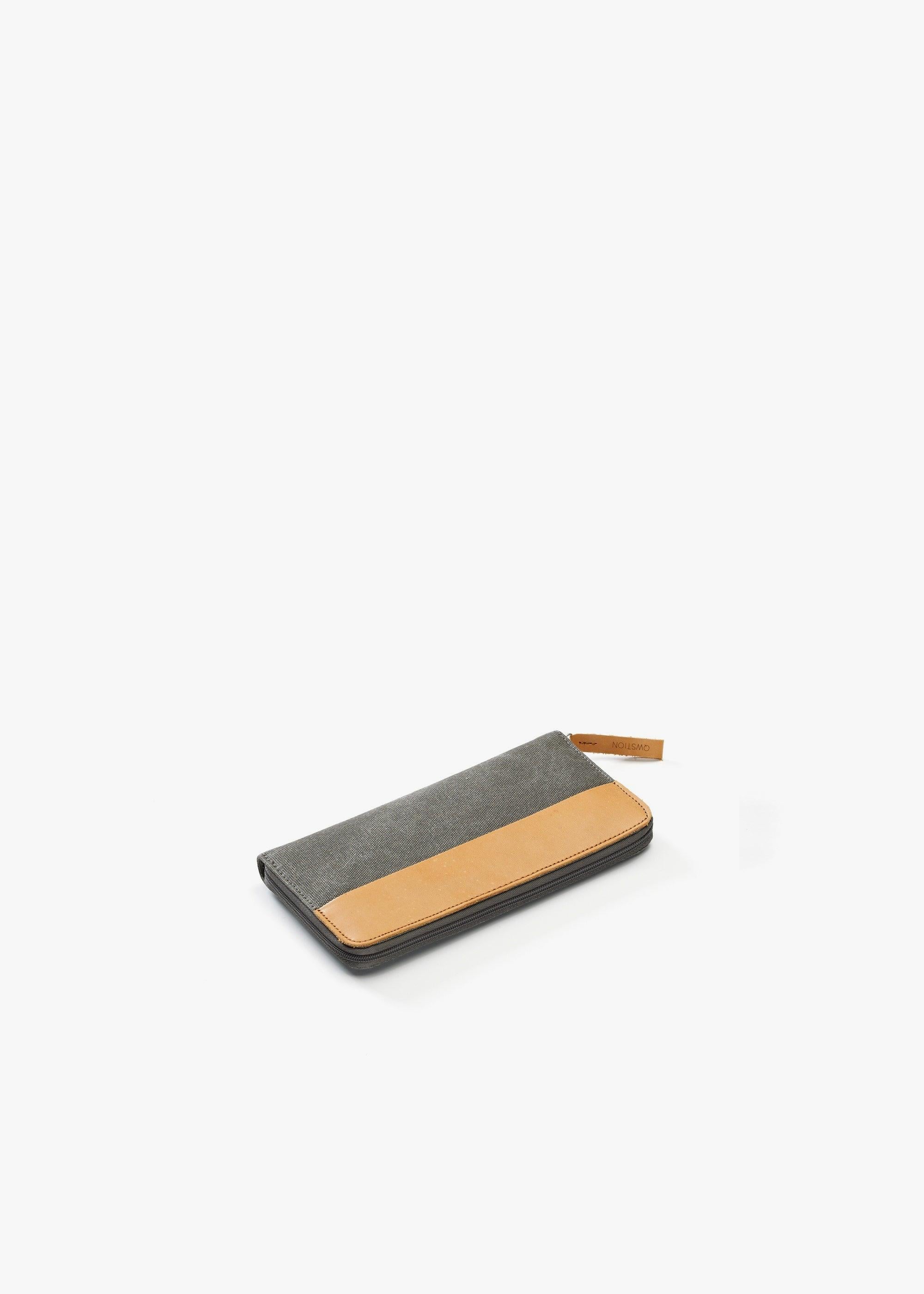 Travel Wallet – Washed Grey - QWSTION