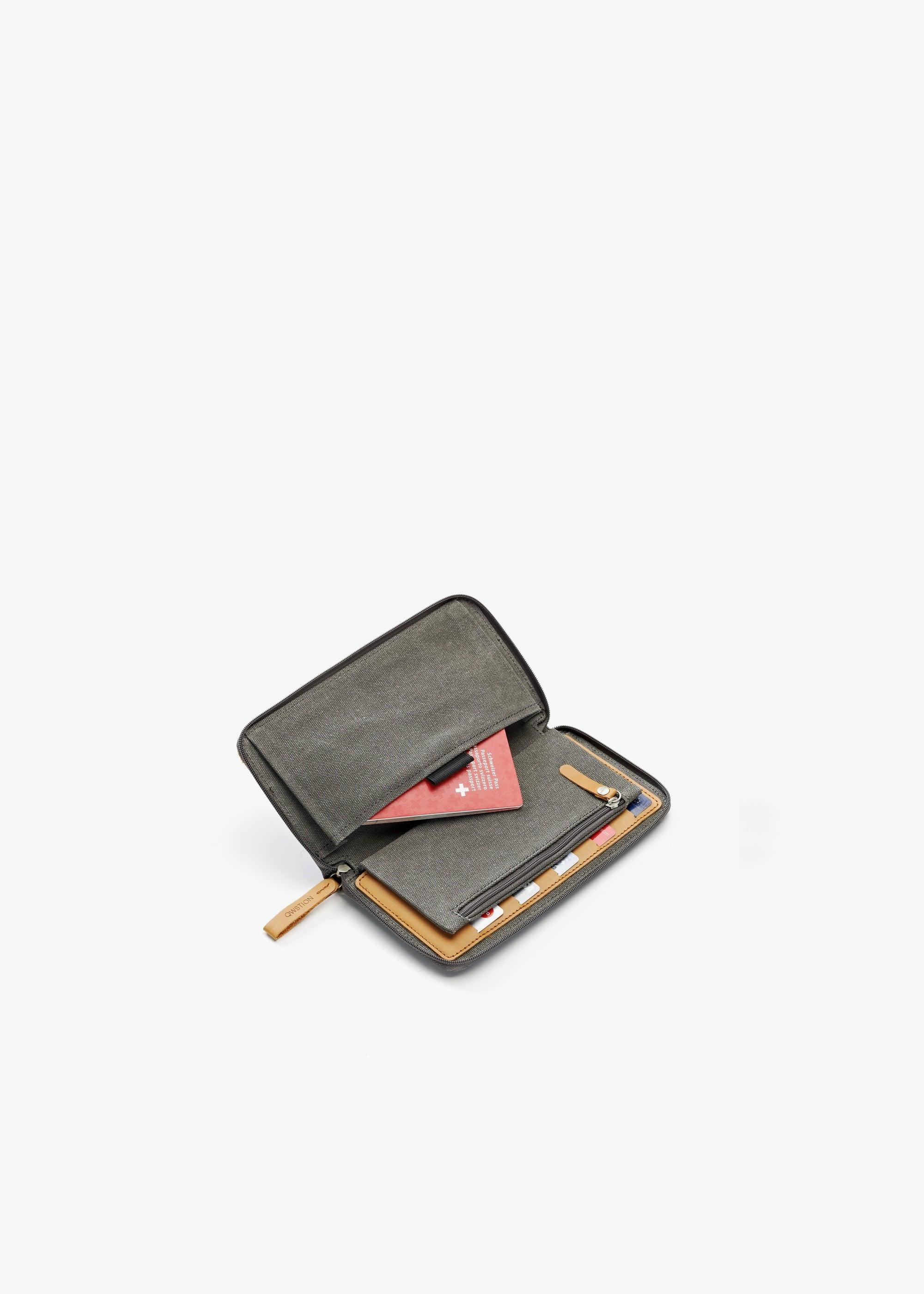 Travel Wallet – Washed Grey