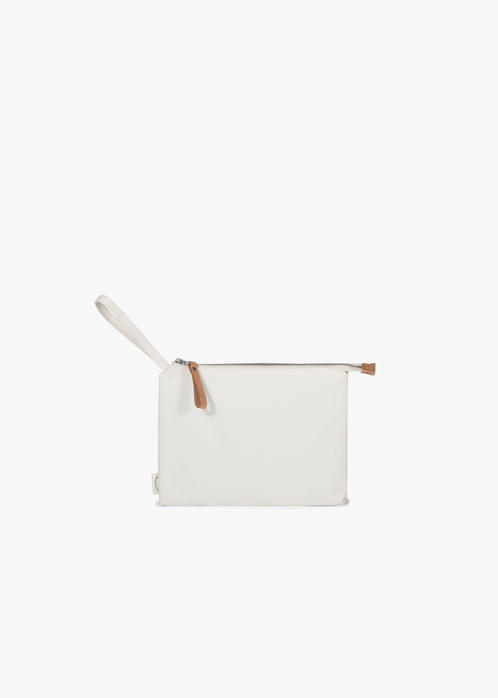 Bananatex Zip Pouch Medium – Natural White - QWSTION