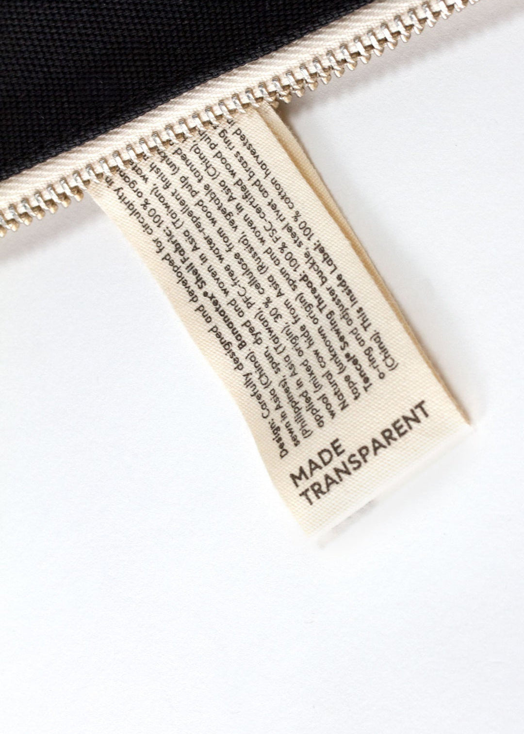 Bananatex Zip Pouch Large – All Black - QWSTION