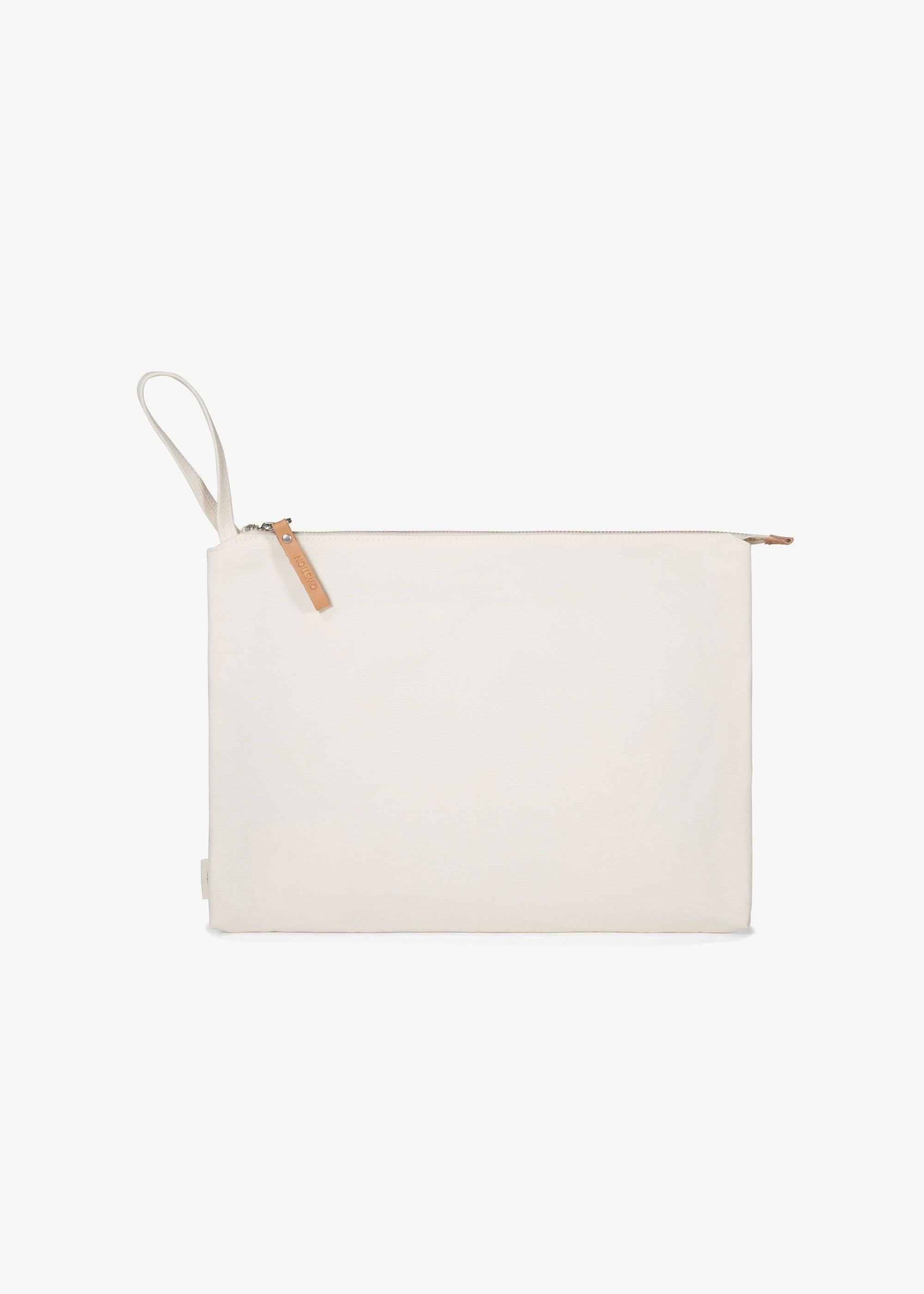 Bananatex Zip Pouch Large – Natural White - QWSTION