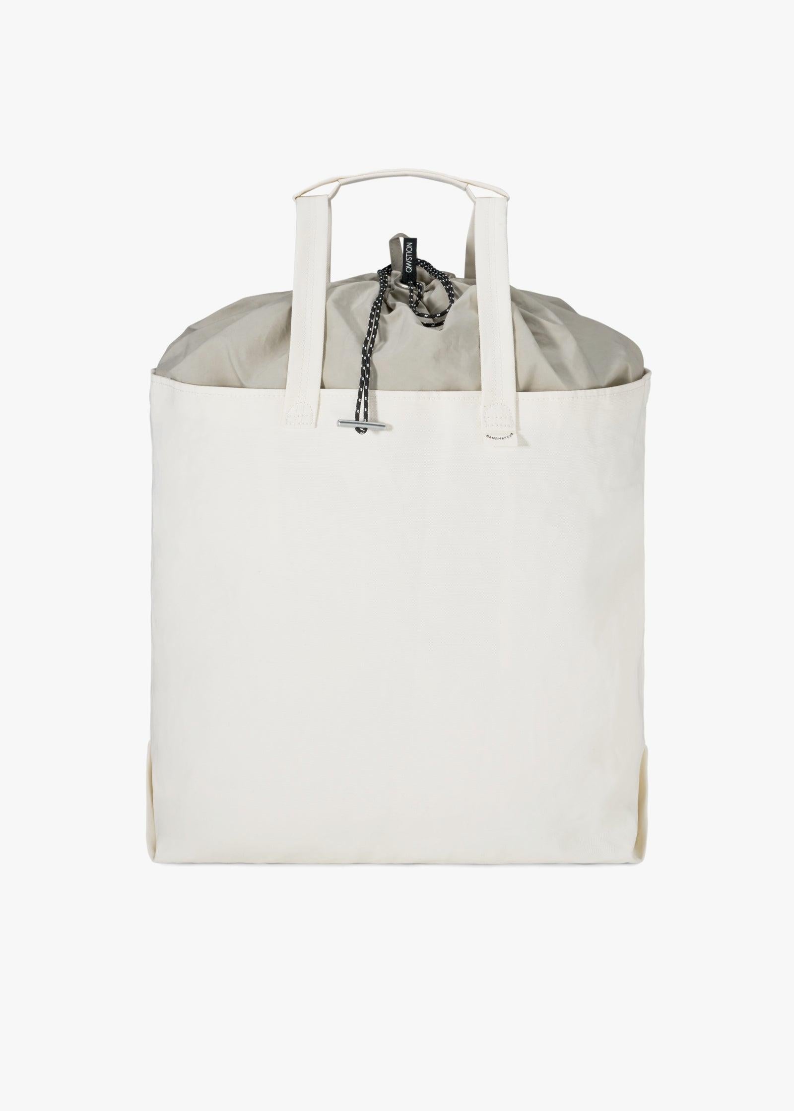 Bananatex Tote Bag XL – Natural White / Desert Hawk - QWSTION