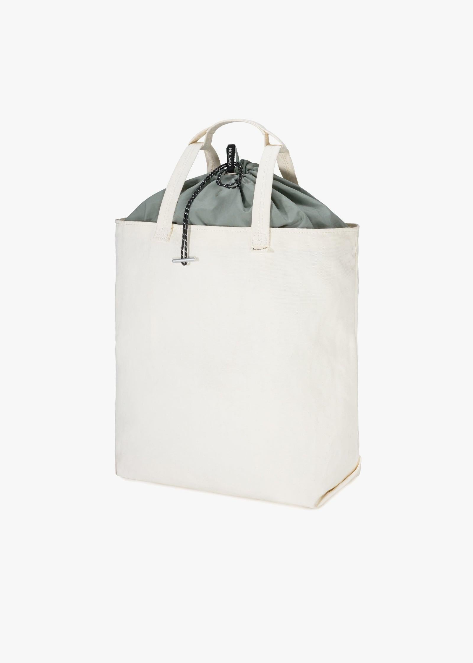 Bananatex Tote Bag Large – Natural White / Heron - QWSTION