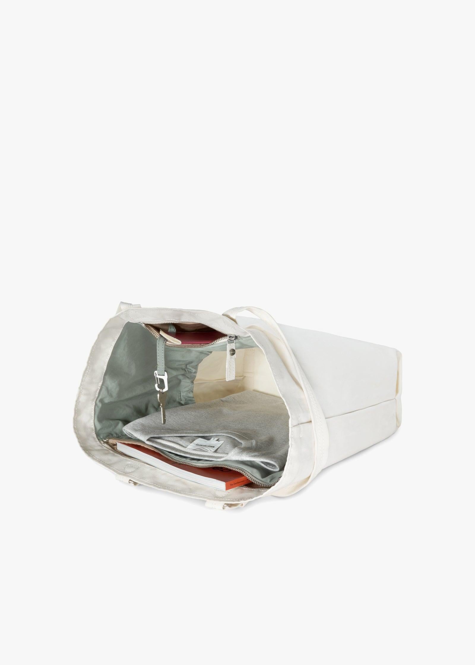 Bananatex Tote Bag Large – Natural White / Heron - QWSTION