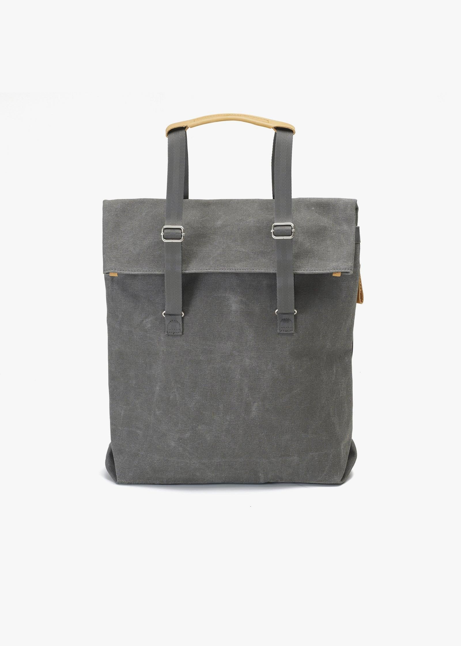 Day Tote – Organic Washed Grey - QWSTION
