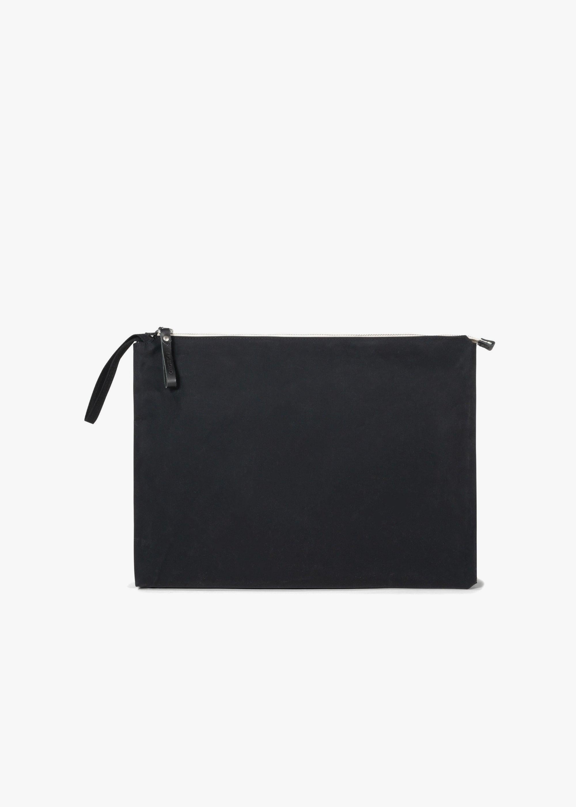 Zip Pouch Large – Raven | Bags | QWSTION
