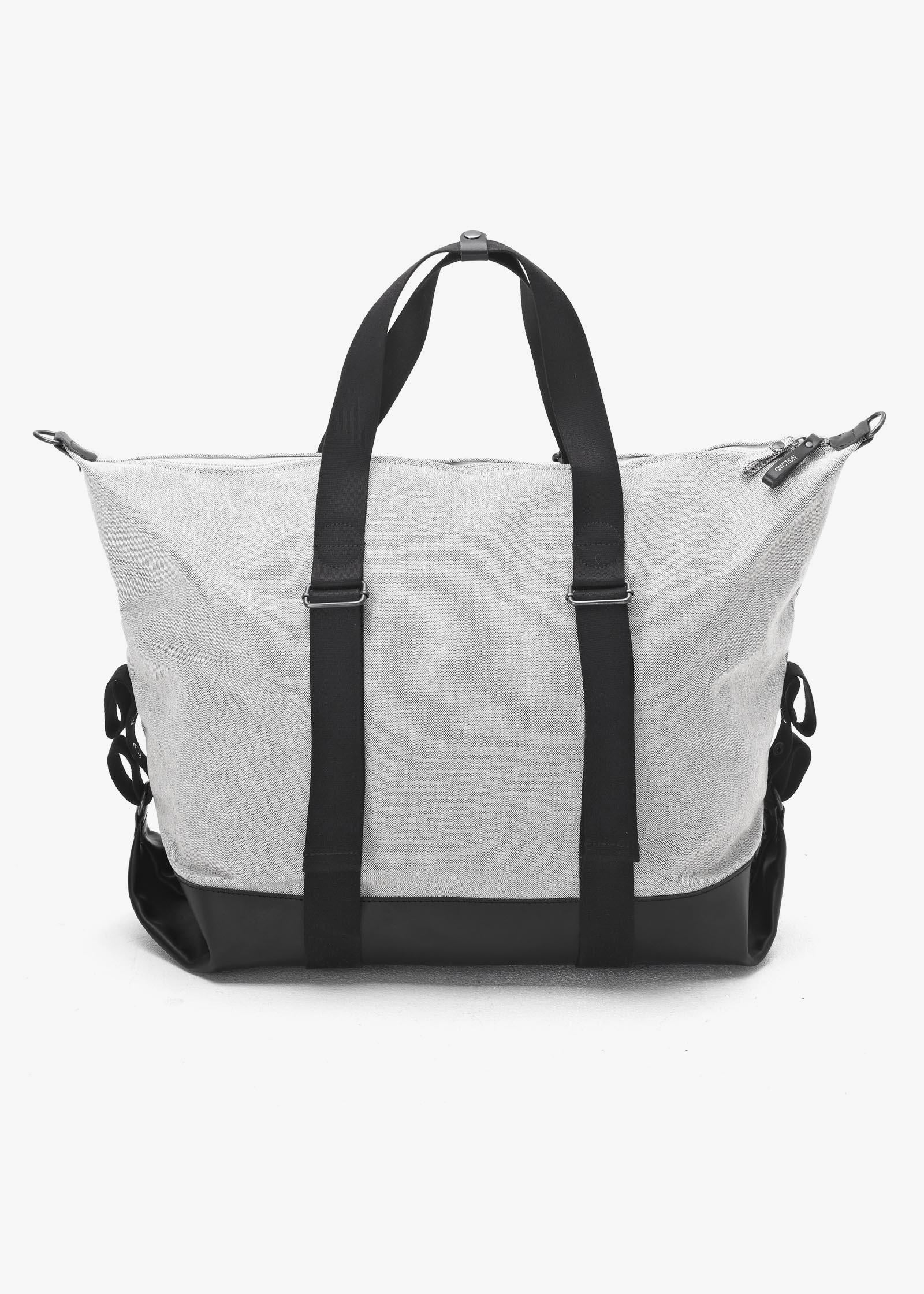 Simple Holdall – Raw Blend Leather Canvas - QWSTION