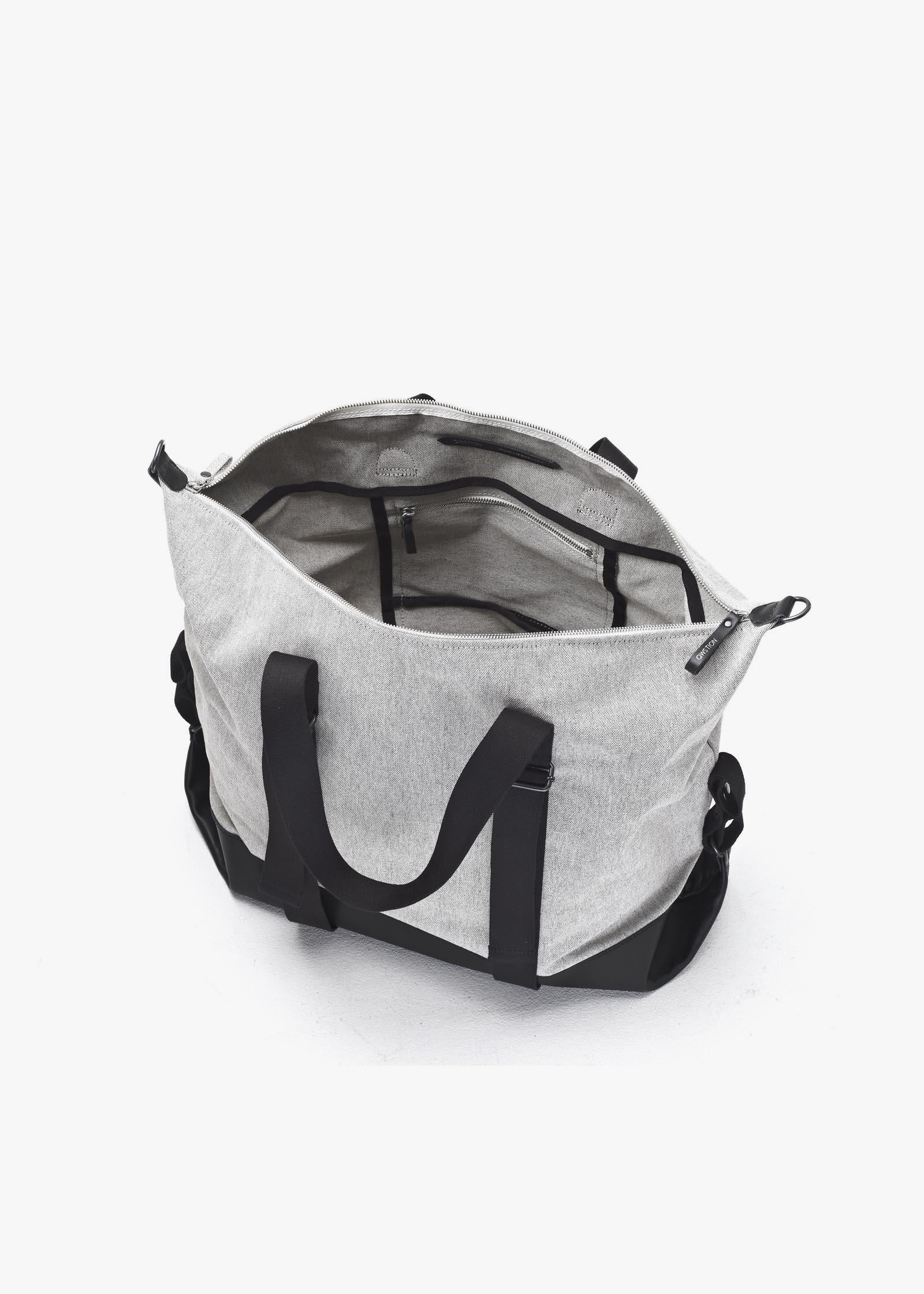 Simple Holdall – Raw Blend Leather Canvas - QWSTION