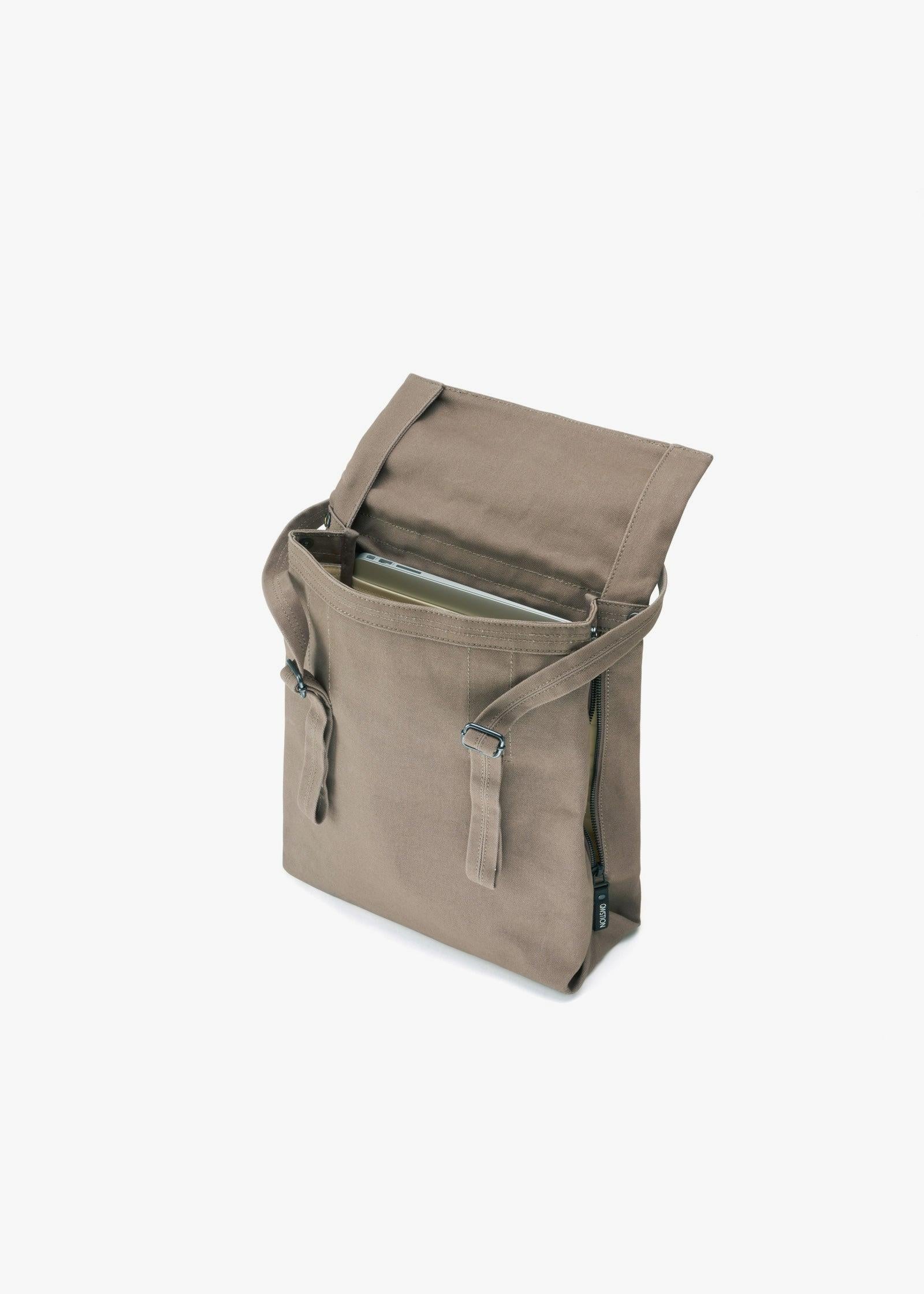 Half Day Tote – Vegan Driftwood - QWSTION