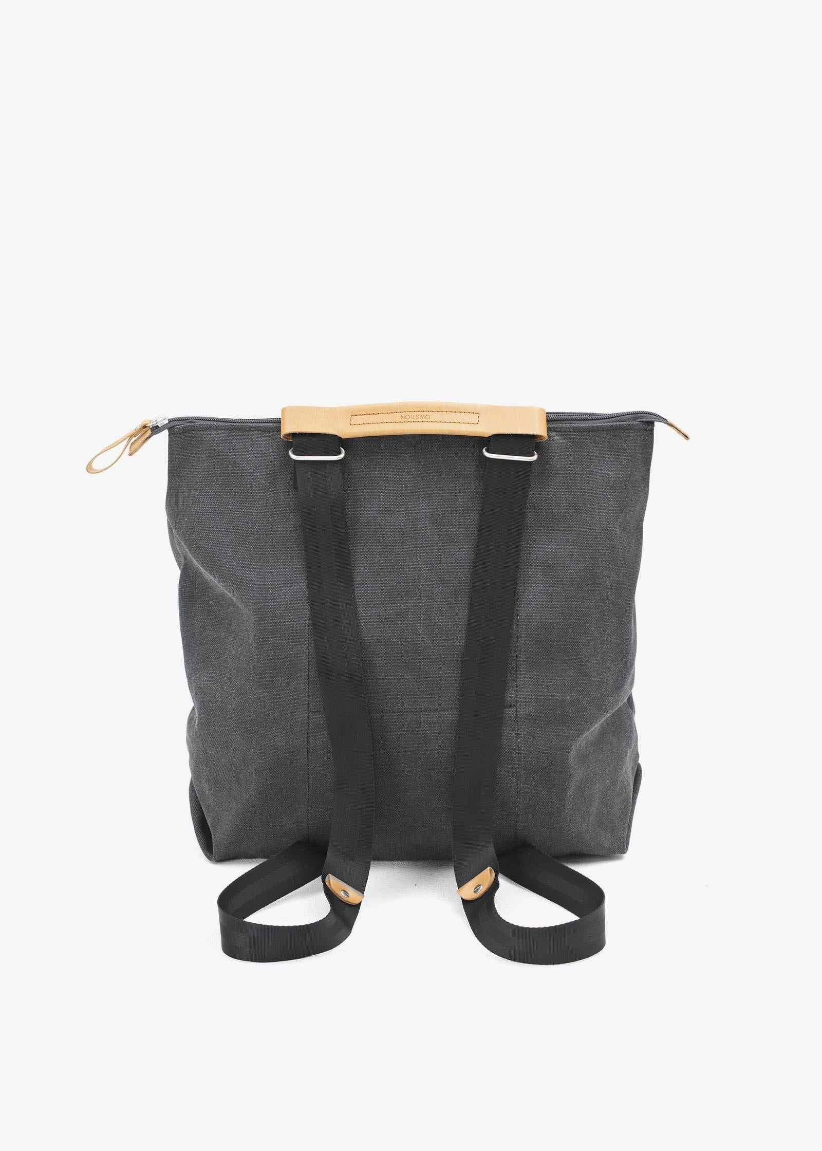 Simple Zipshopper – Washed Black - QWSTION