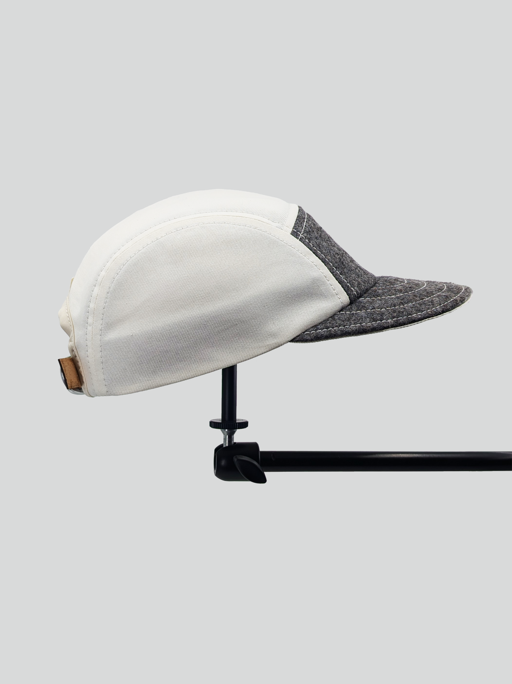 QWSTION + Akla Cap No 08 (UNIQUE PIECE) Wool/White M/L - QWSTION