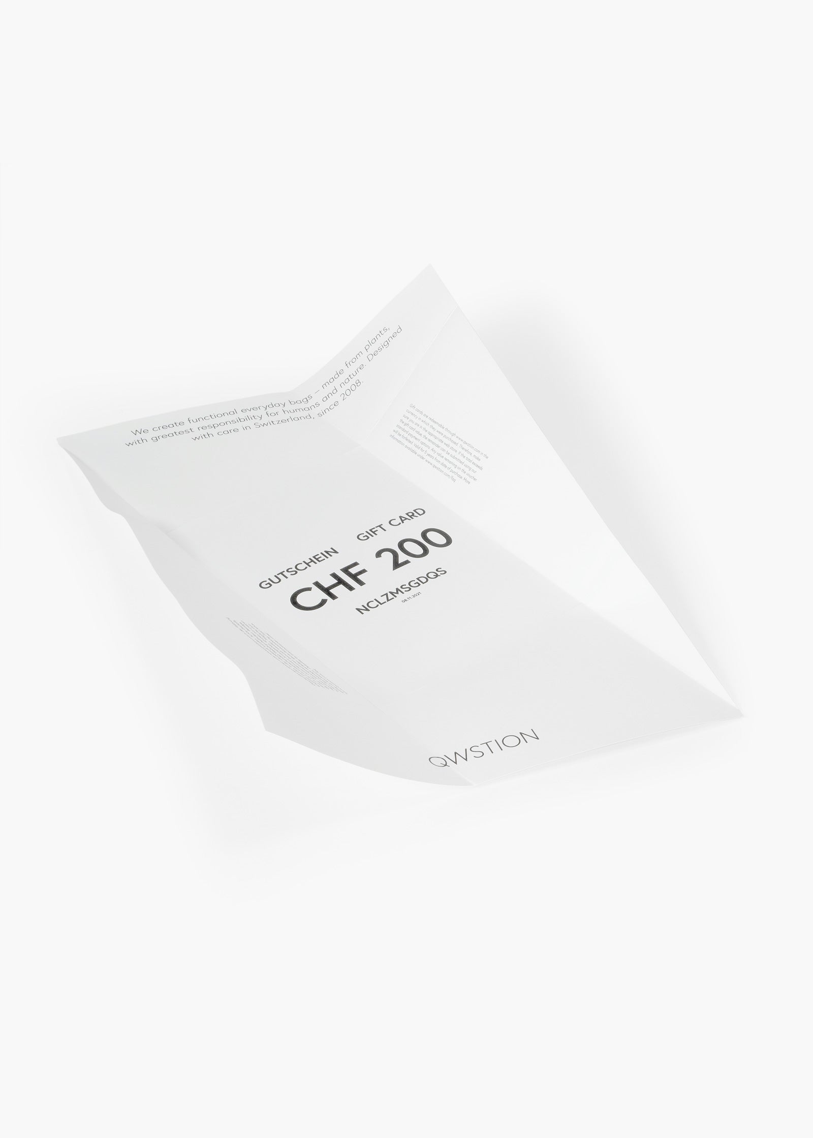 Gift Card - QWSTION