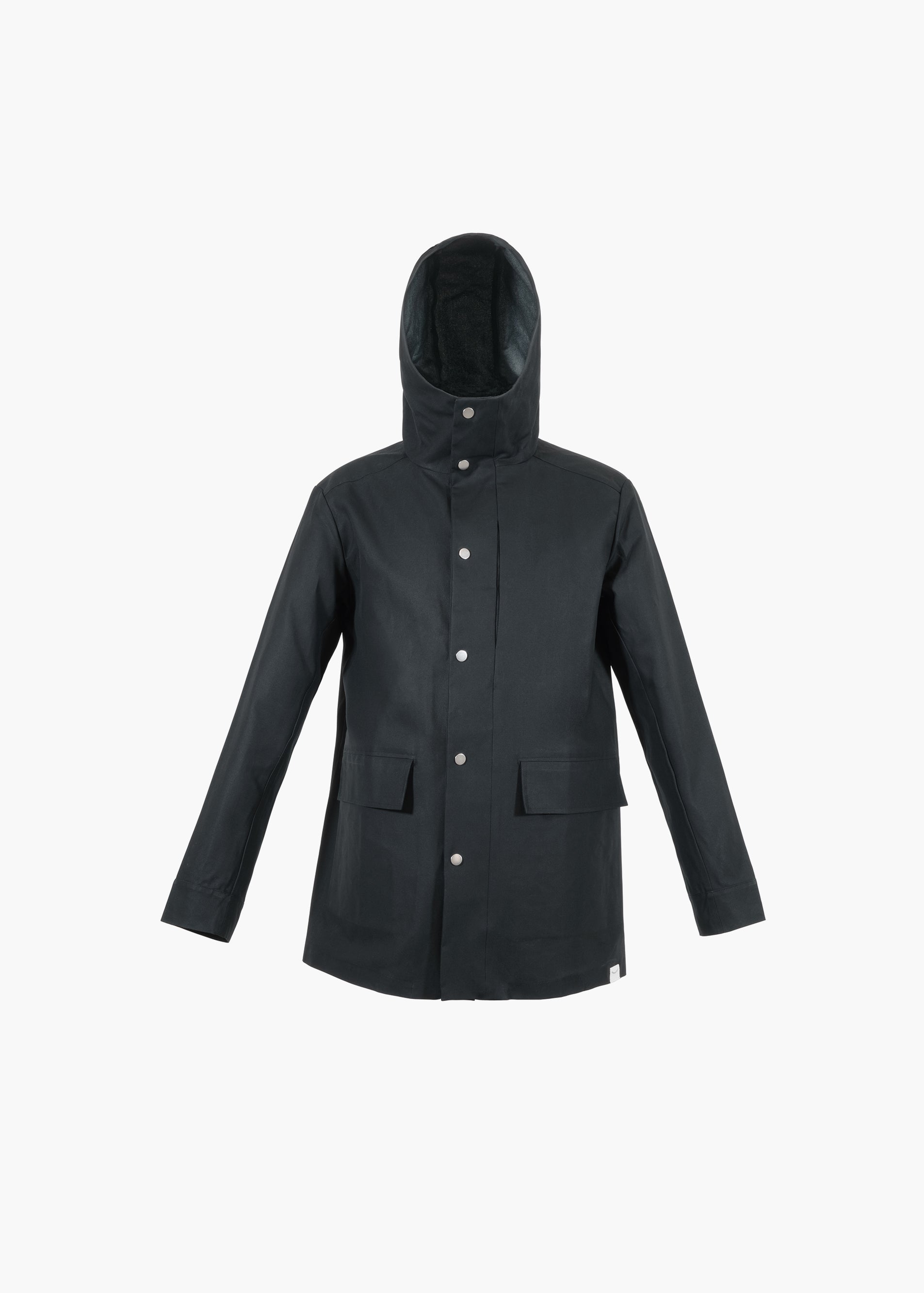 BANANATEX® All Weather Coat – Black L | Jackets | QWSTION