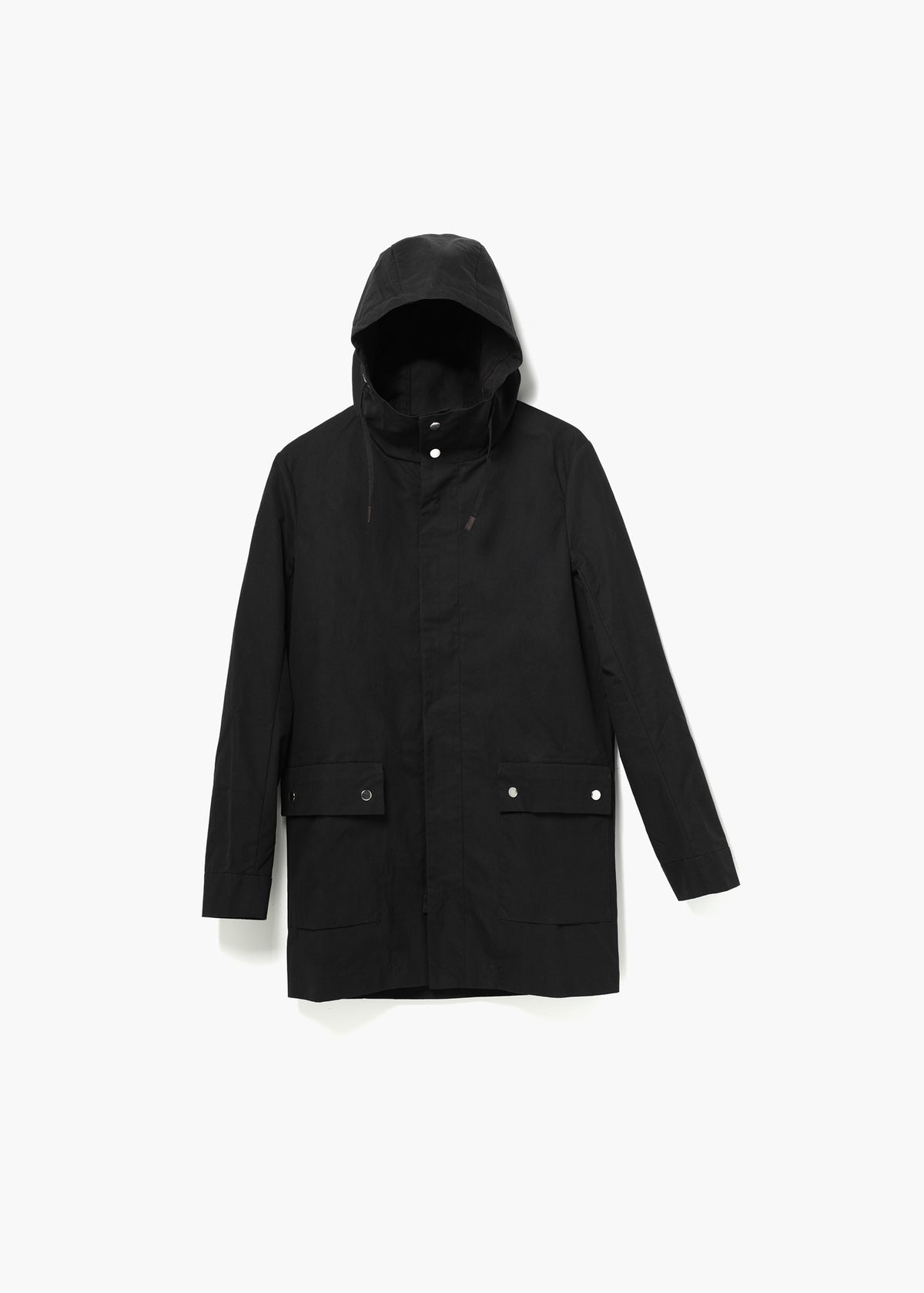 All Weather Coat – Organic Black S | Jackets | QWSTION