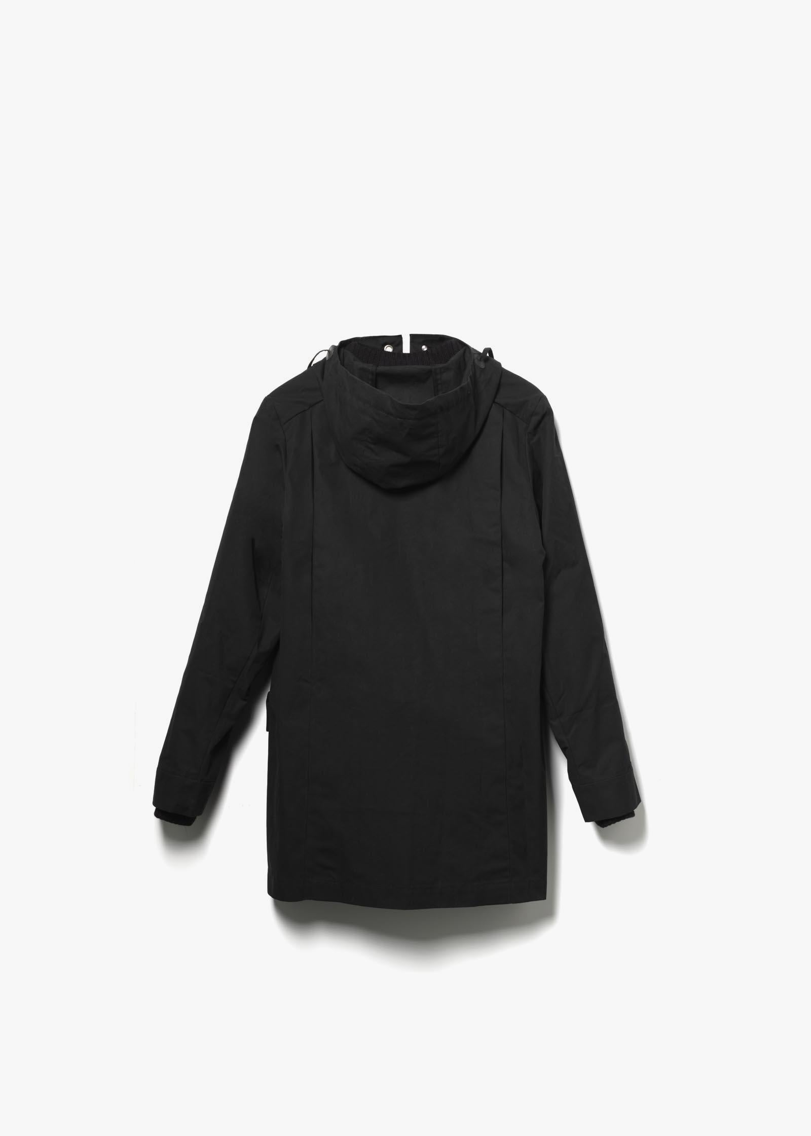 All Weather Coat – Organic Black XL - QWSTION