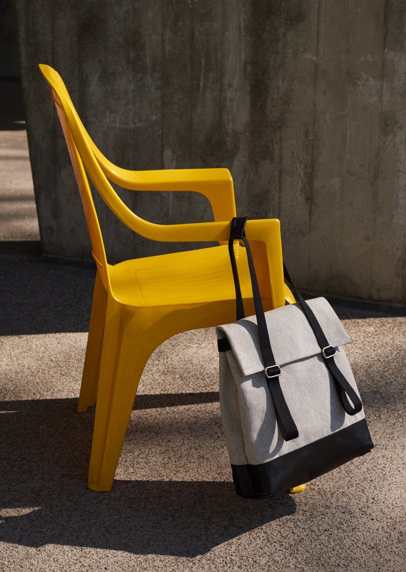 Small Tote – Raw Blend Leather Canvas - QWSTION