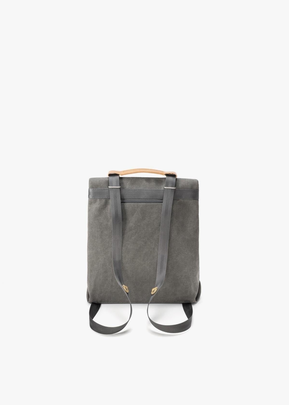 Small Tote (B Quality) – Organic Washed Grey - QWSTION