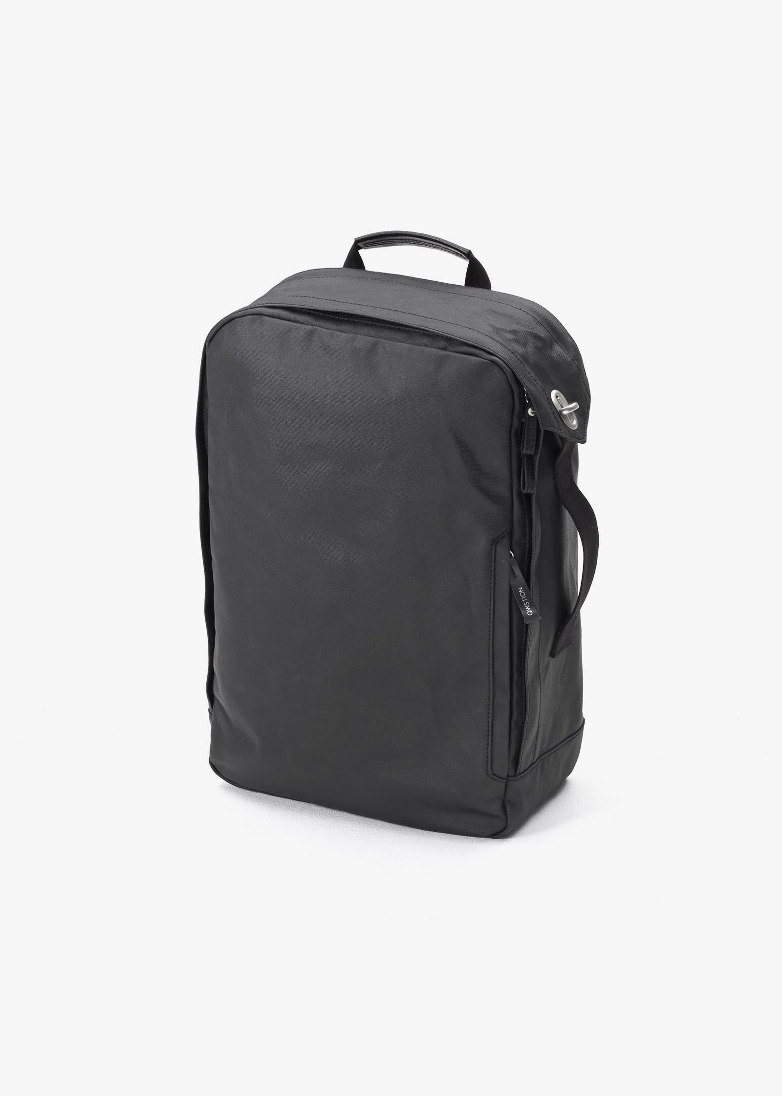 Backpack – Organic Jet Black - QWSTION