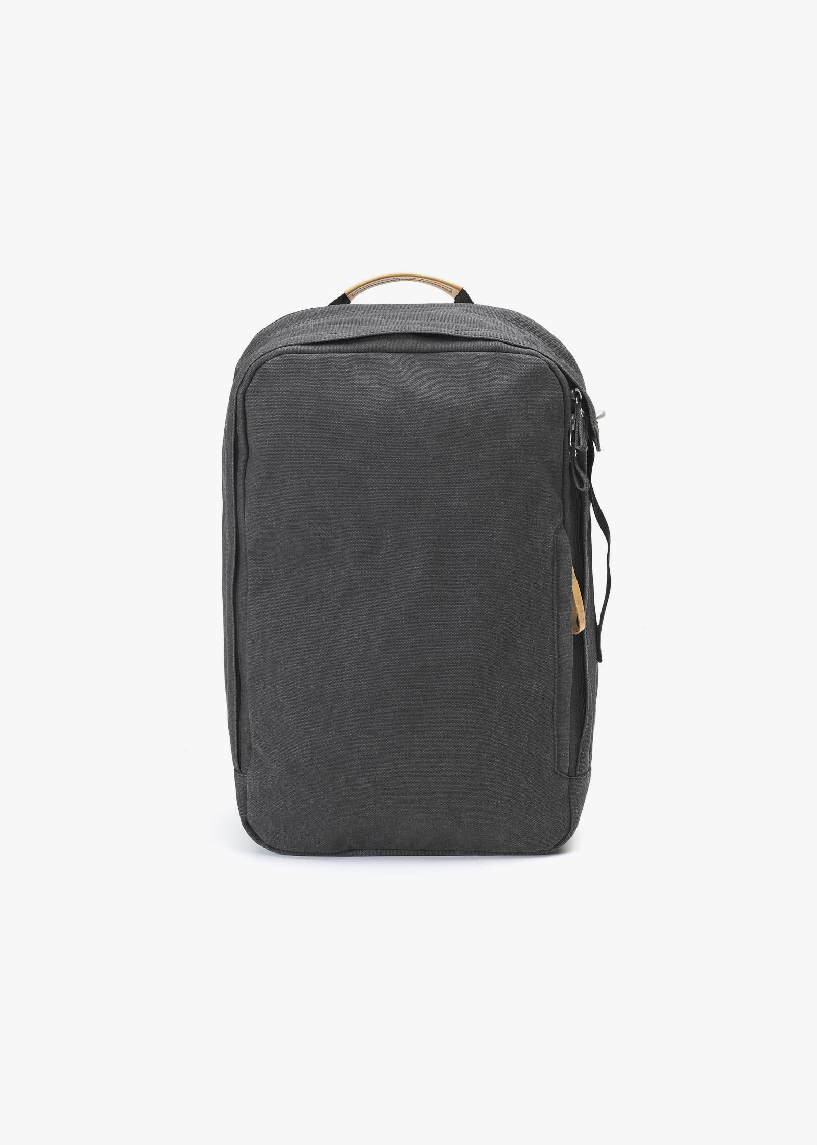 Backpack – Organic Washed Black - QWSTION
