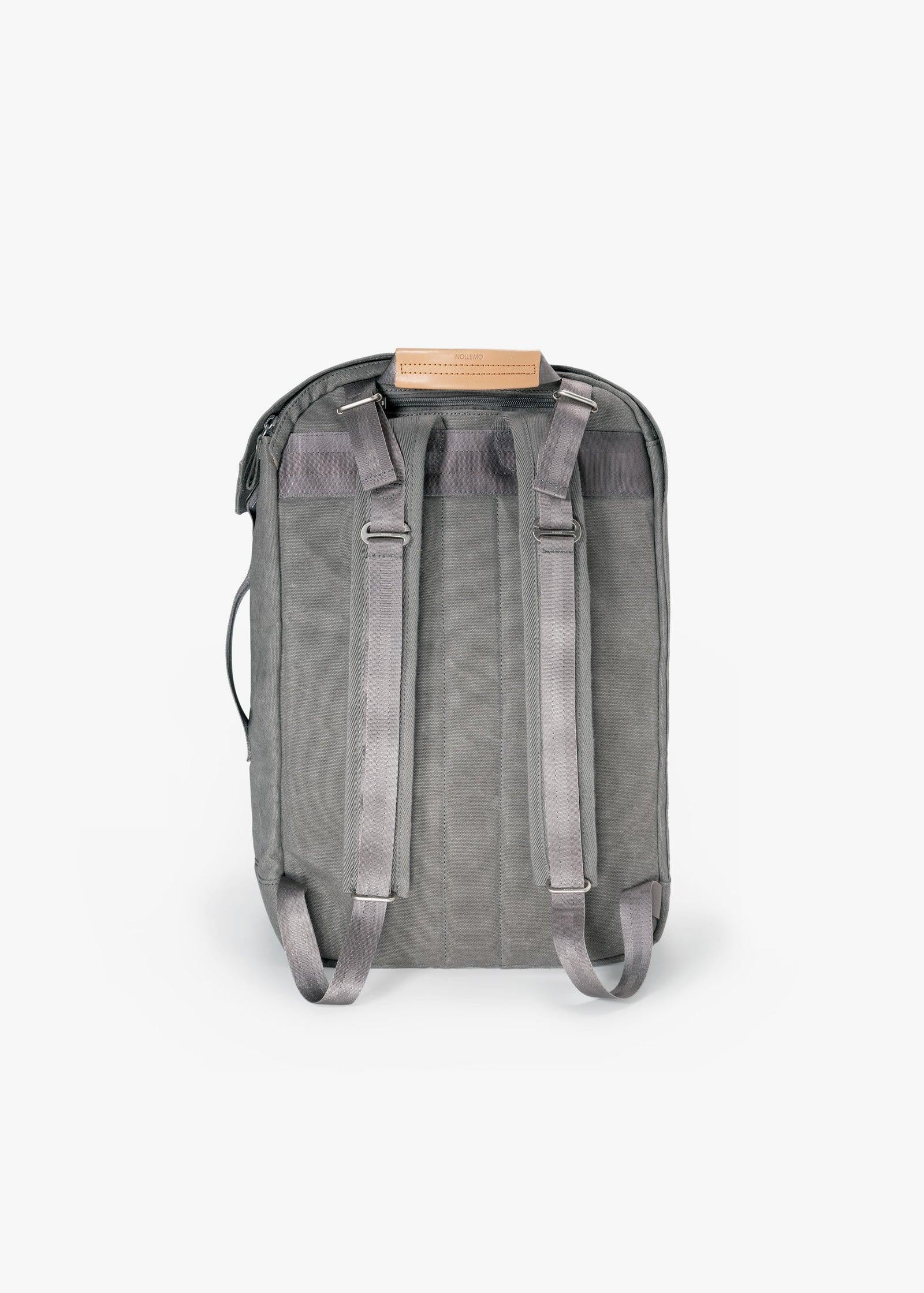 Backpack – Organic Washed Grey - QWSTION