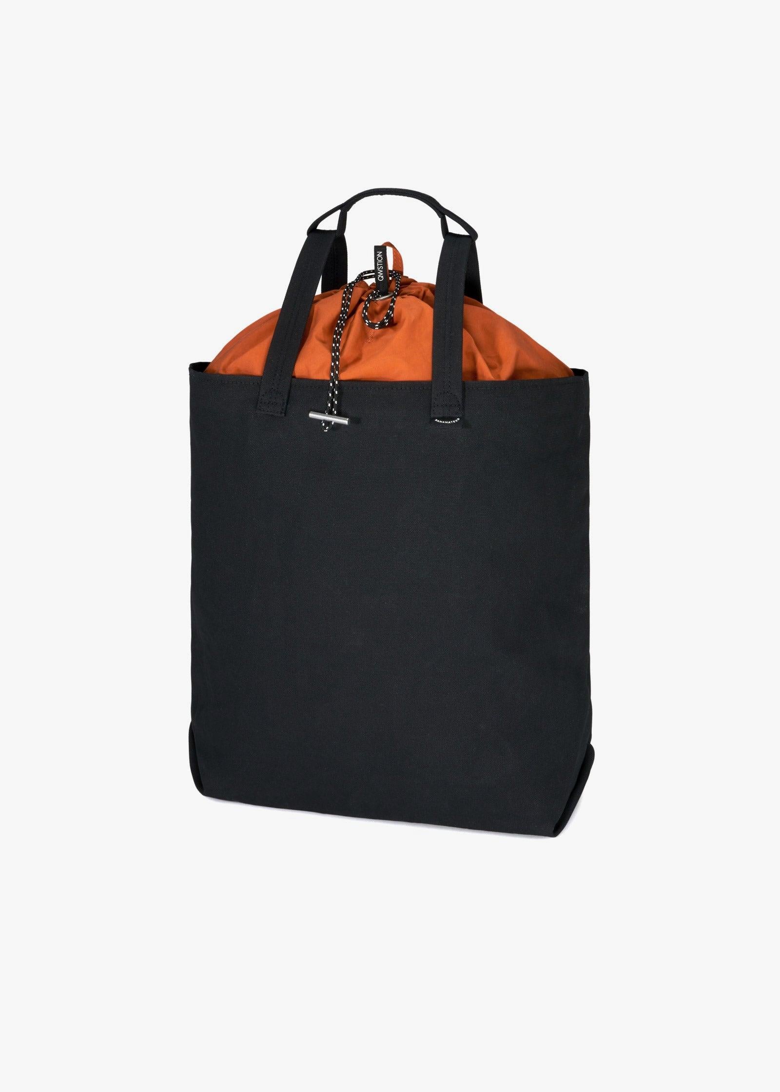 Bananatex Tote Bag Large – All Black / Robin - QWSTION