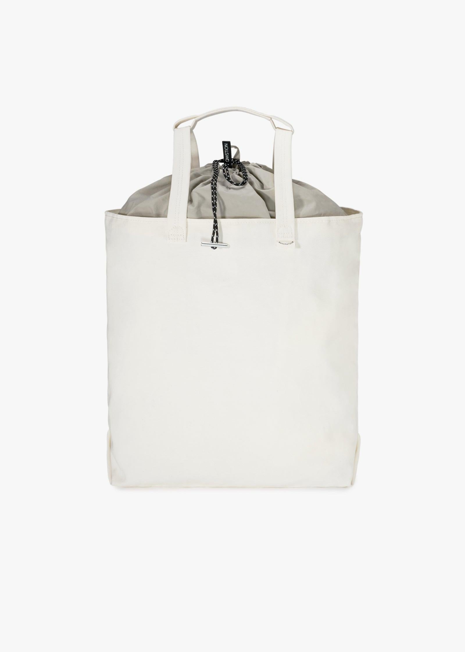 Bananatex Tote Bag Large – Natural White / Desert Hawk - QWSTION