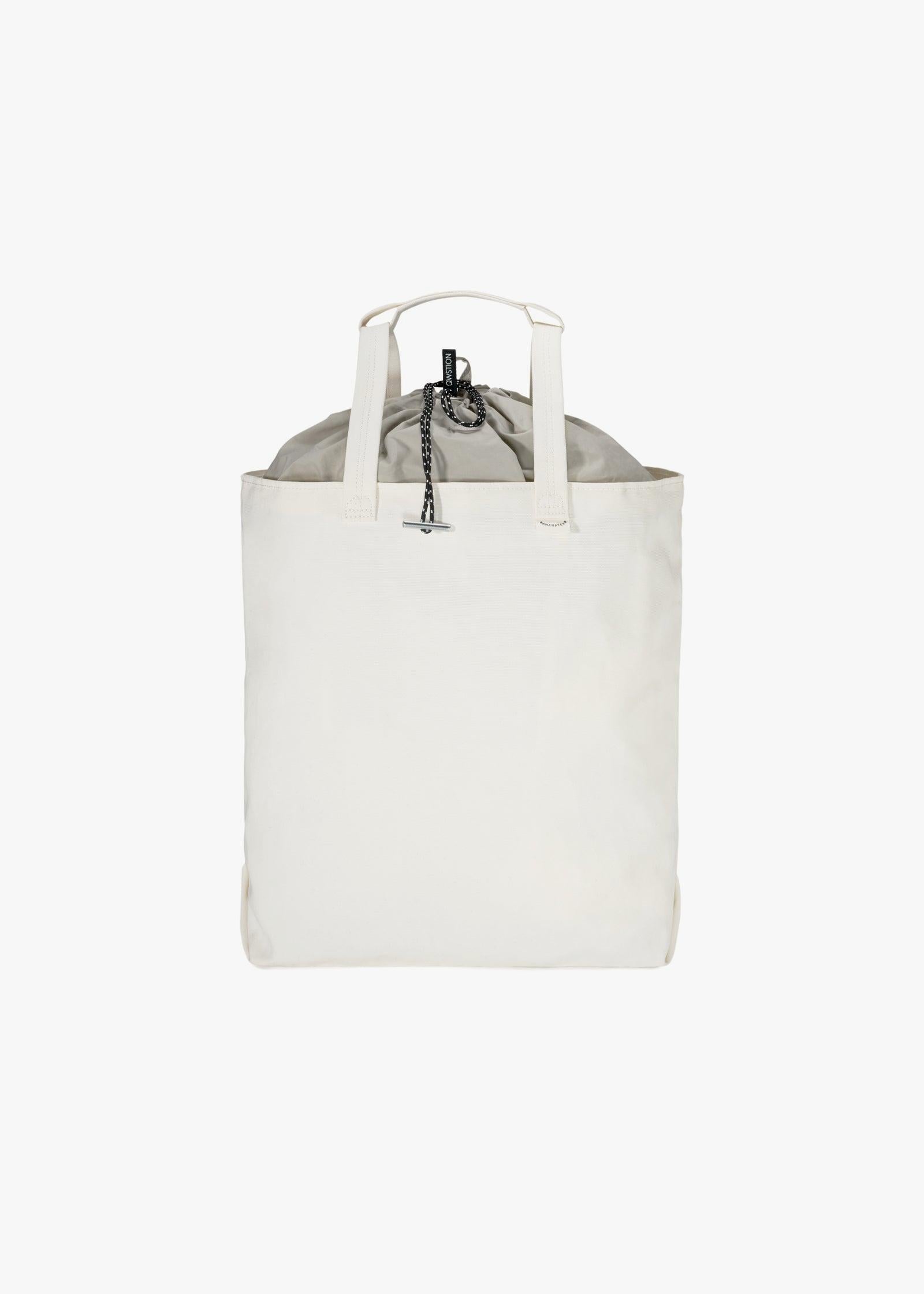 Bananatex Tote Bag Medium – Natural White / Desert Hawk - QWSTION