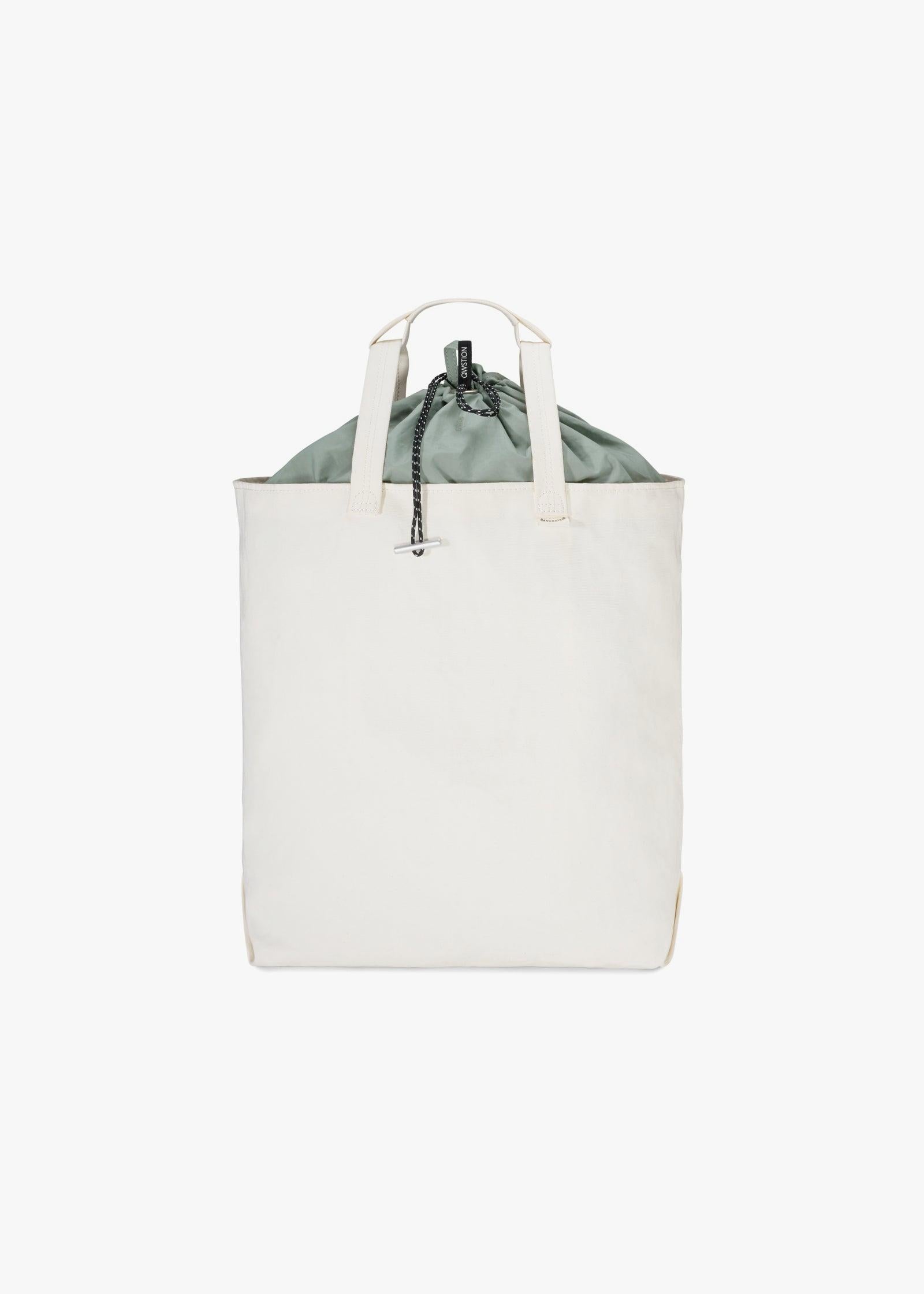 Bananatex Tote Bag Medium – Natural White / Heron - QWSTION