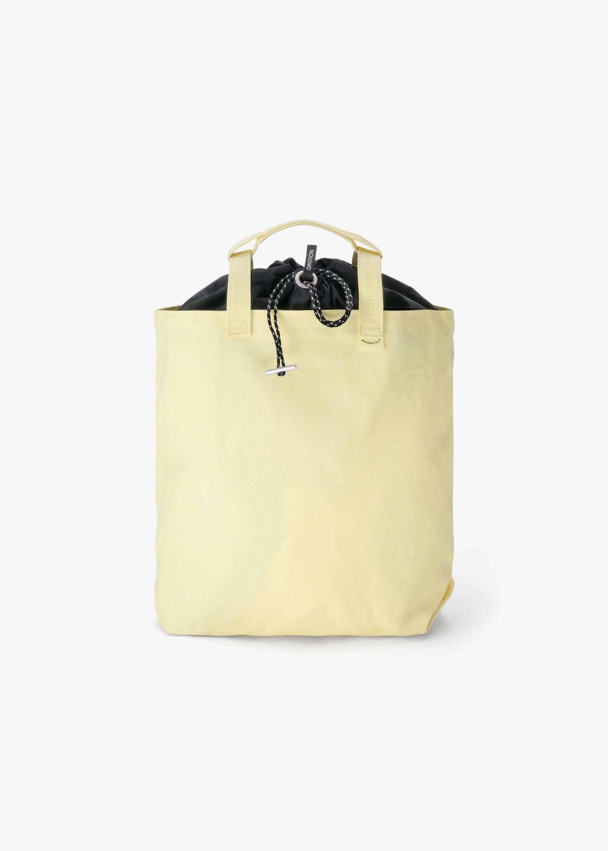 Bananatex Tote Bag Medium – Pale Yellow / Raven - QWSTION