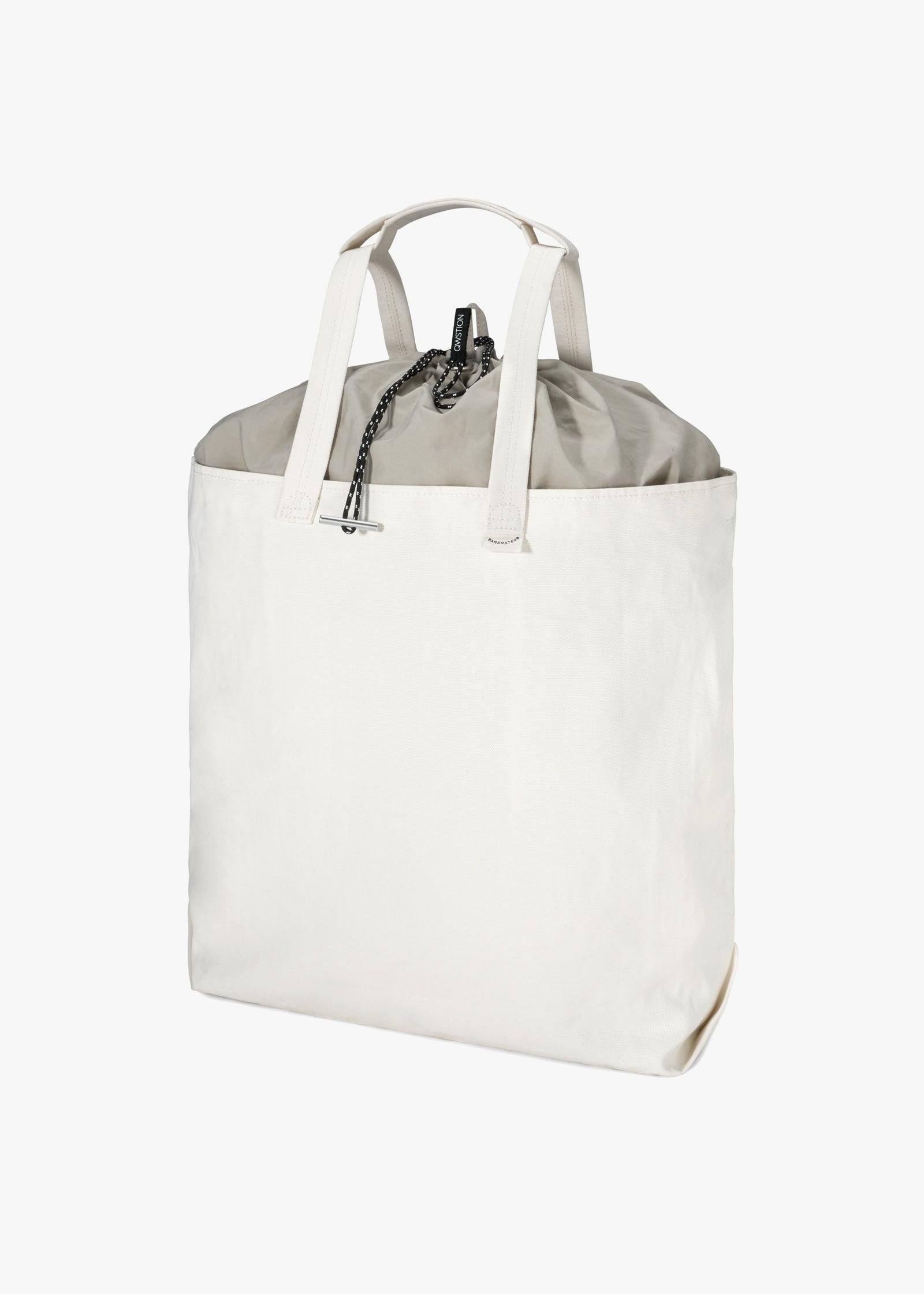 Bananatex Tote Bag XL – Natural White / Desert Hawk - QWSTION