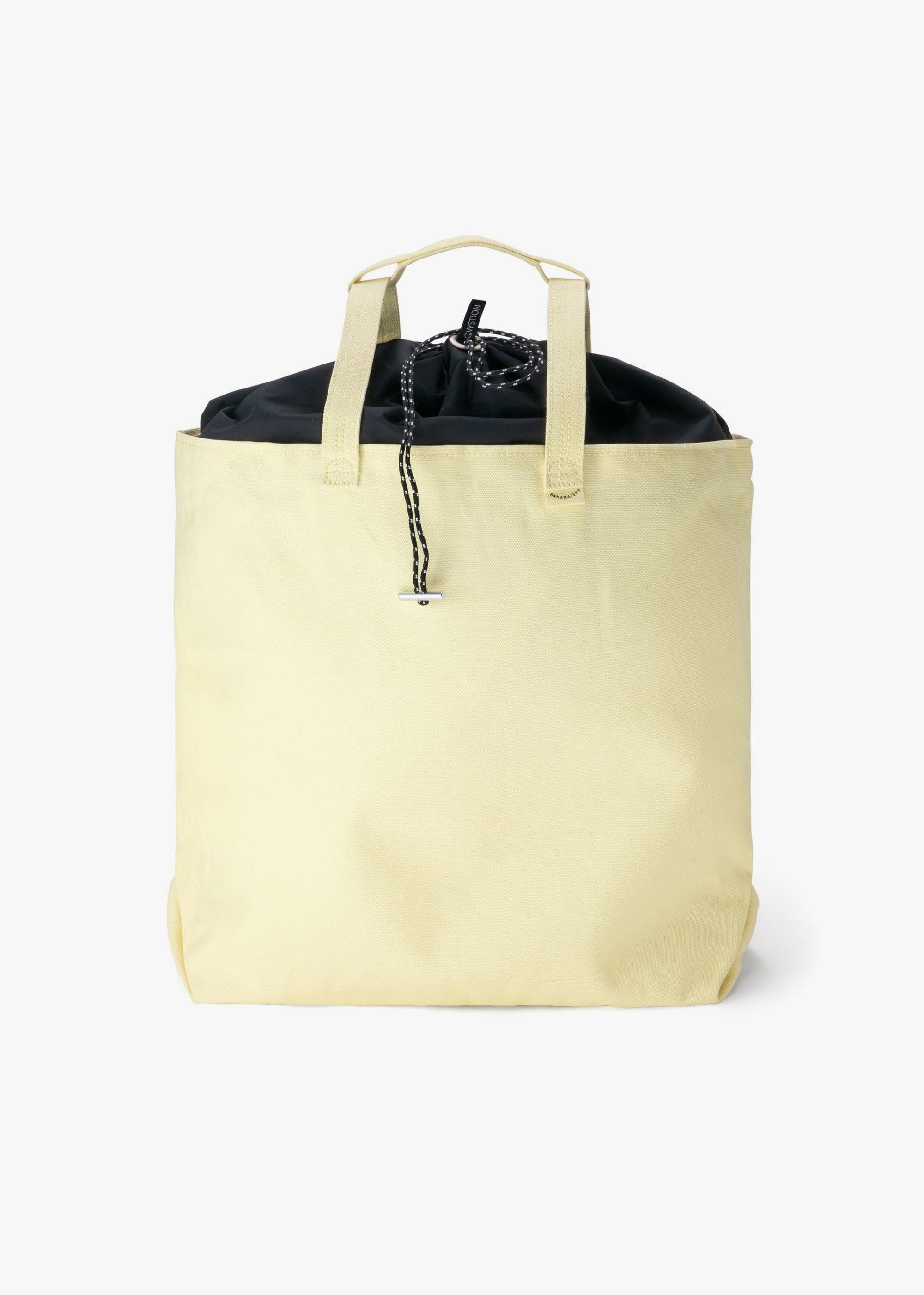 Bananatex Tote Bag XL – Pale Yellow / Raven - QWSTION